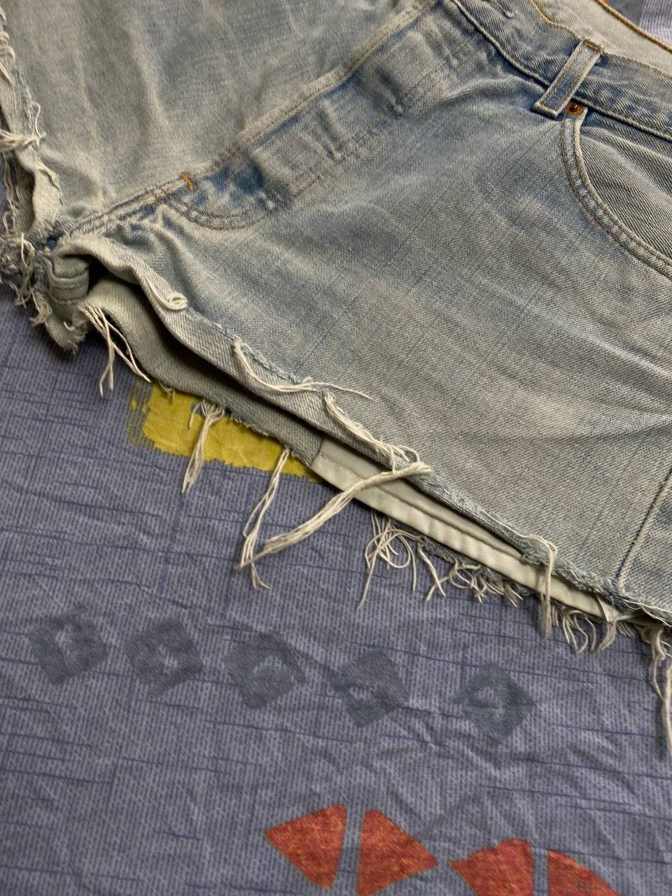 Levi's Levis Womens 501 Shorts Denim Size 34" / US 12 / IT 48 - 2 Thumbnail