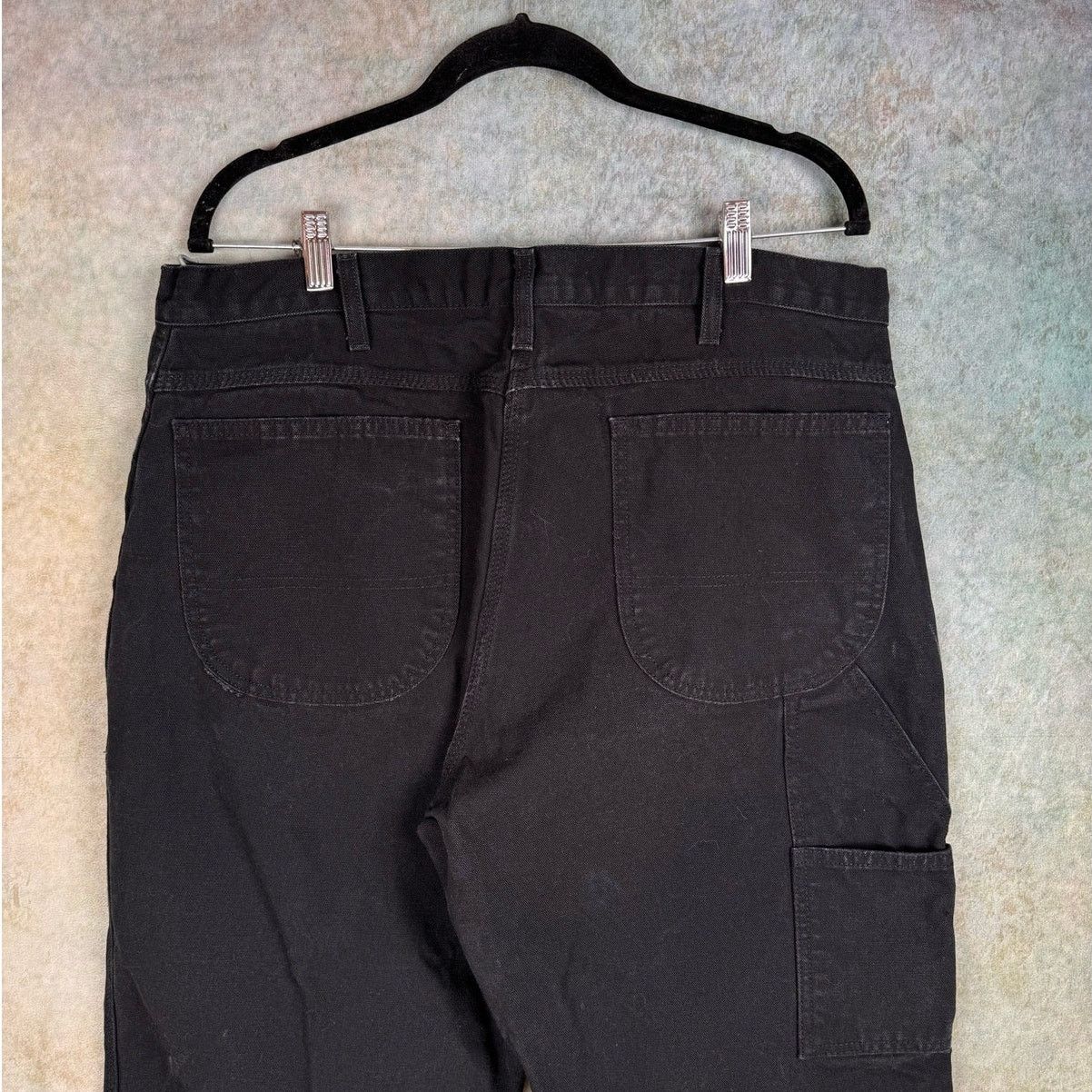 Dickies × Vintage VTG 90s Dickies Carpenter Work Pants Sz 38x29 Black Size US 38 / EU 54 - 4 Thumbnail