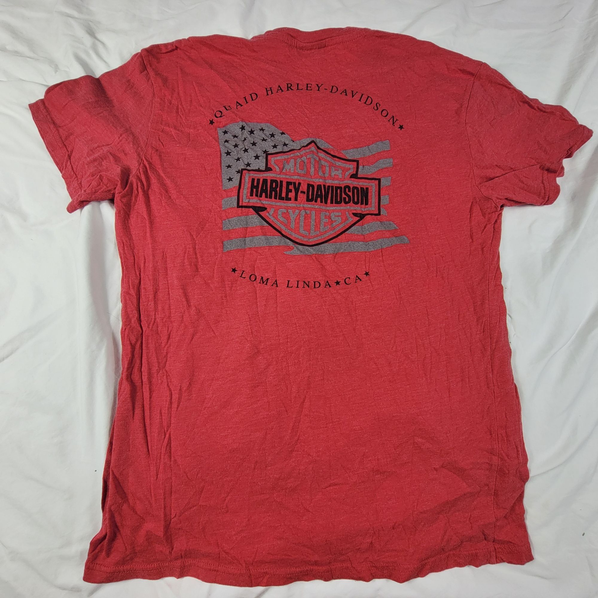 Harley Davidson Harley Davidson Legendary Skull Mens Large Graphic Tee Red S Size US L / EU 52-54 / 3 - 2 Thumbnail