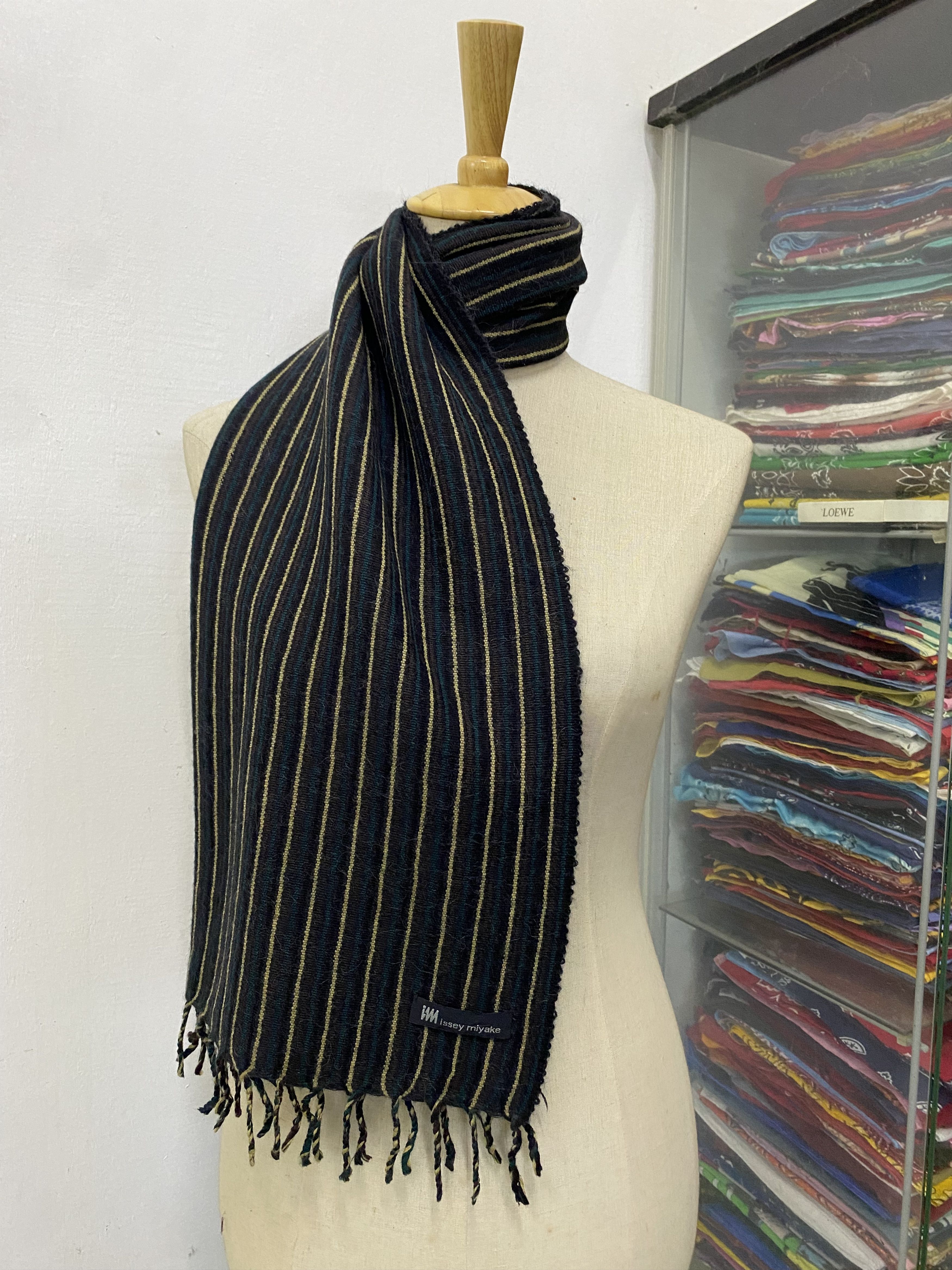 Issey Miyake × Vintage Issey Miyake Scarf / Muffler / Neckwear Size ONE SIZE - 1 Thumbnail