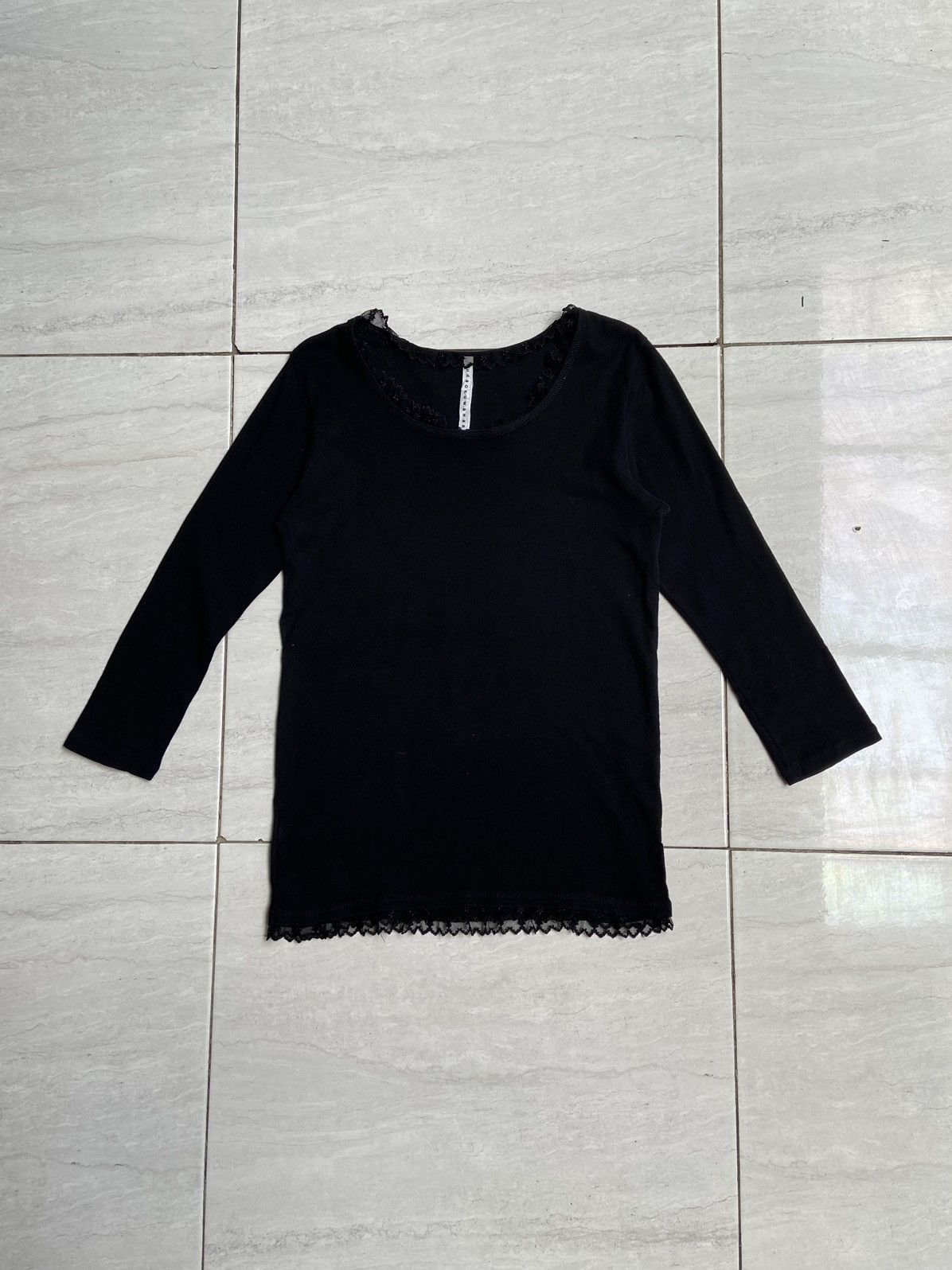 Issey Miyake SUNAOKUWAHARA Black T-Shirt Size US XXS / EU 40 - 5 Thumbnail