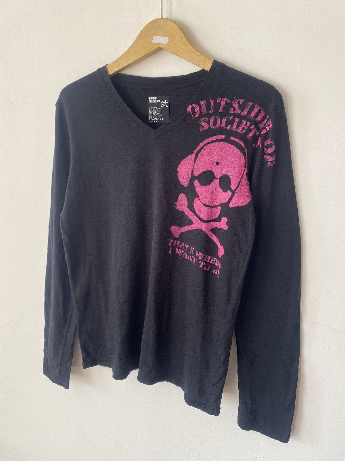 Hysteric Glamour PPFM Skull Longsleeve Size US M / EU 48-50 / 2 - 2 Thumbnail