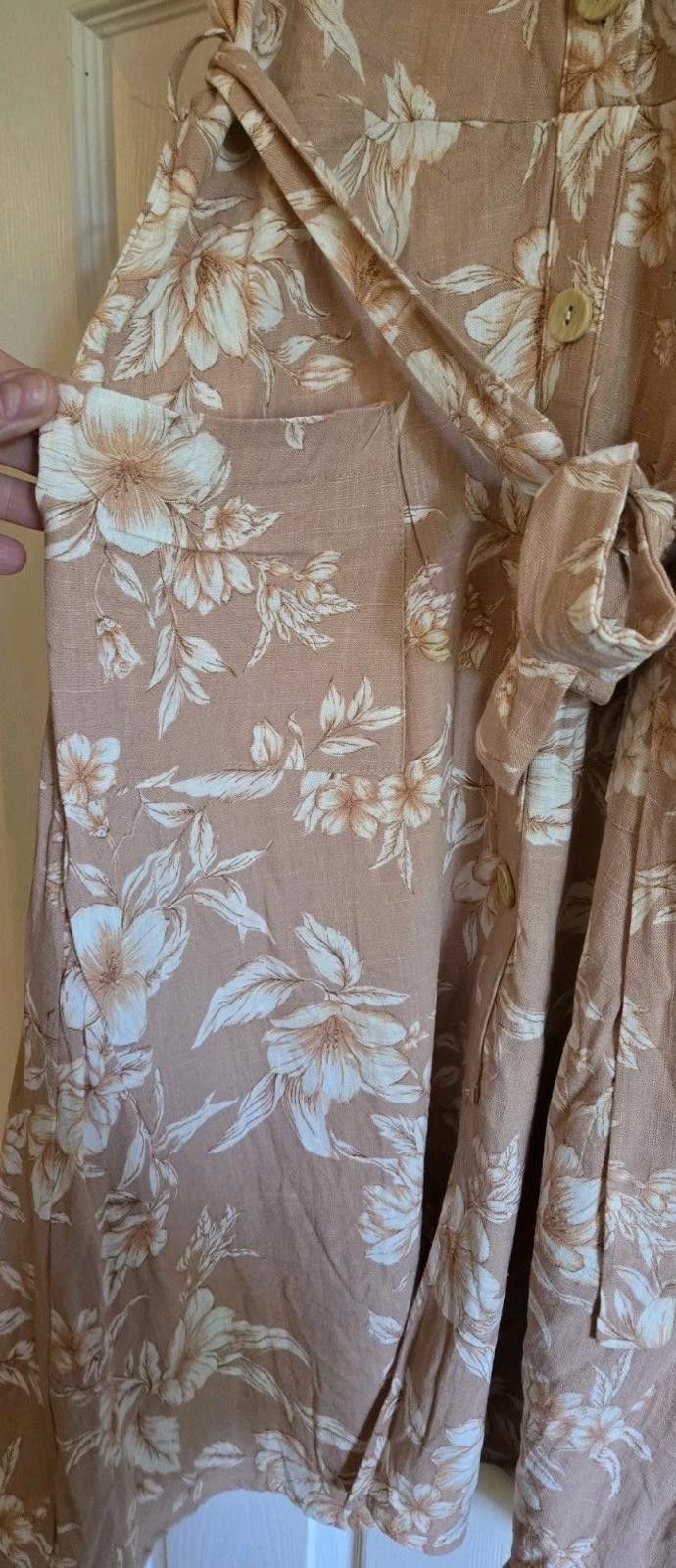 Other Monteau Los Angeles Blush Color Floral Dress Womens Size M / US 6-8 / IT 42-44 - 6 Thumbnail