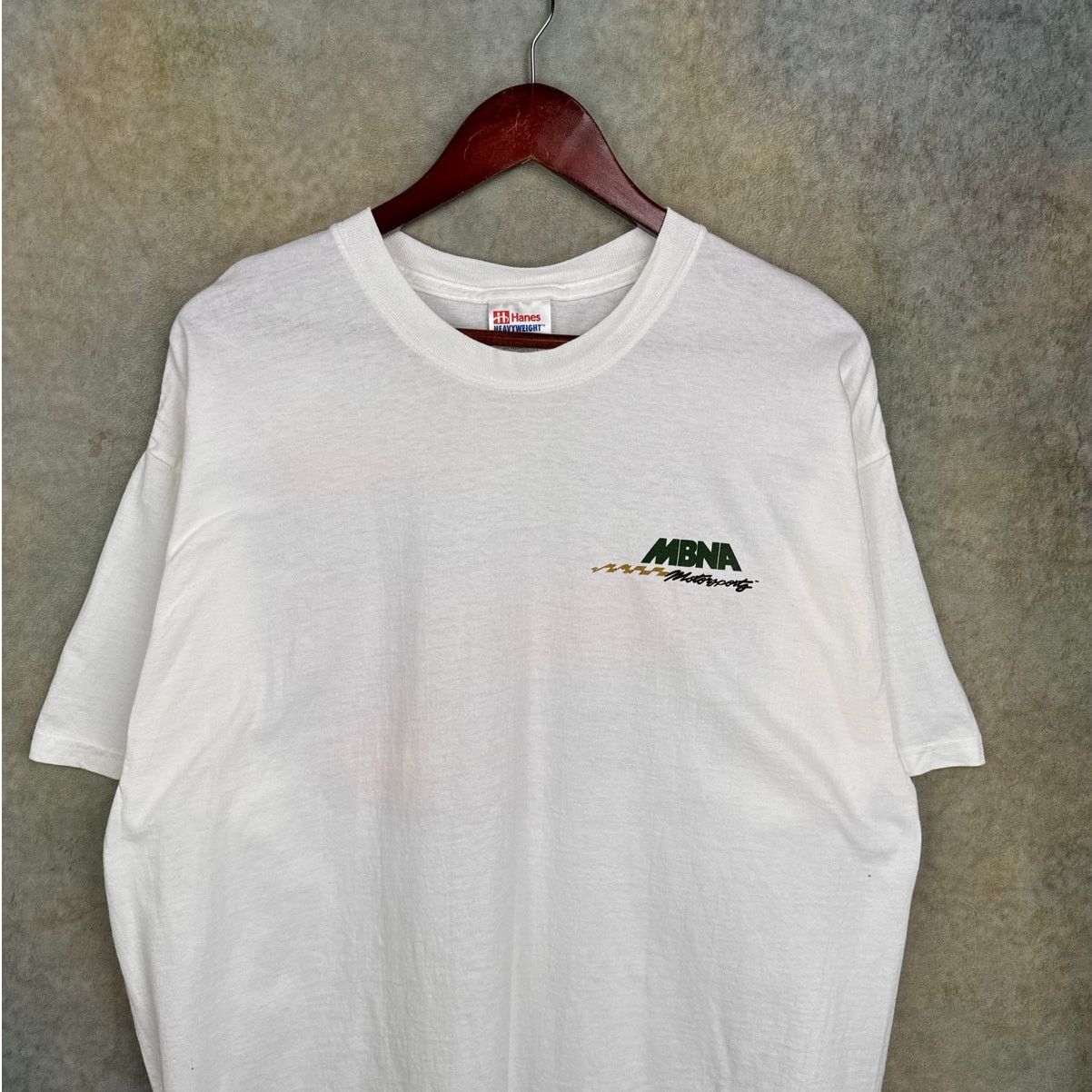 Vintage VTG 90s MBNA Motorsports Hot Rods T Shirt Sz XL White Flame Size US XL / EU 56 / 4 - 5 Thumbnail