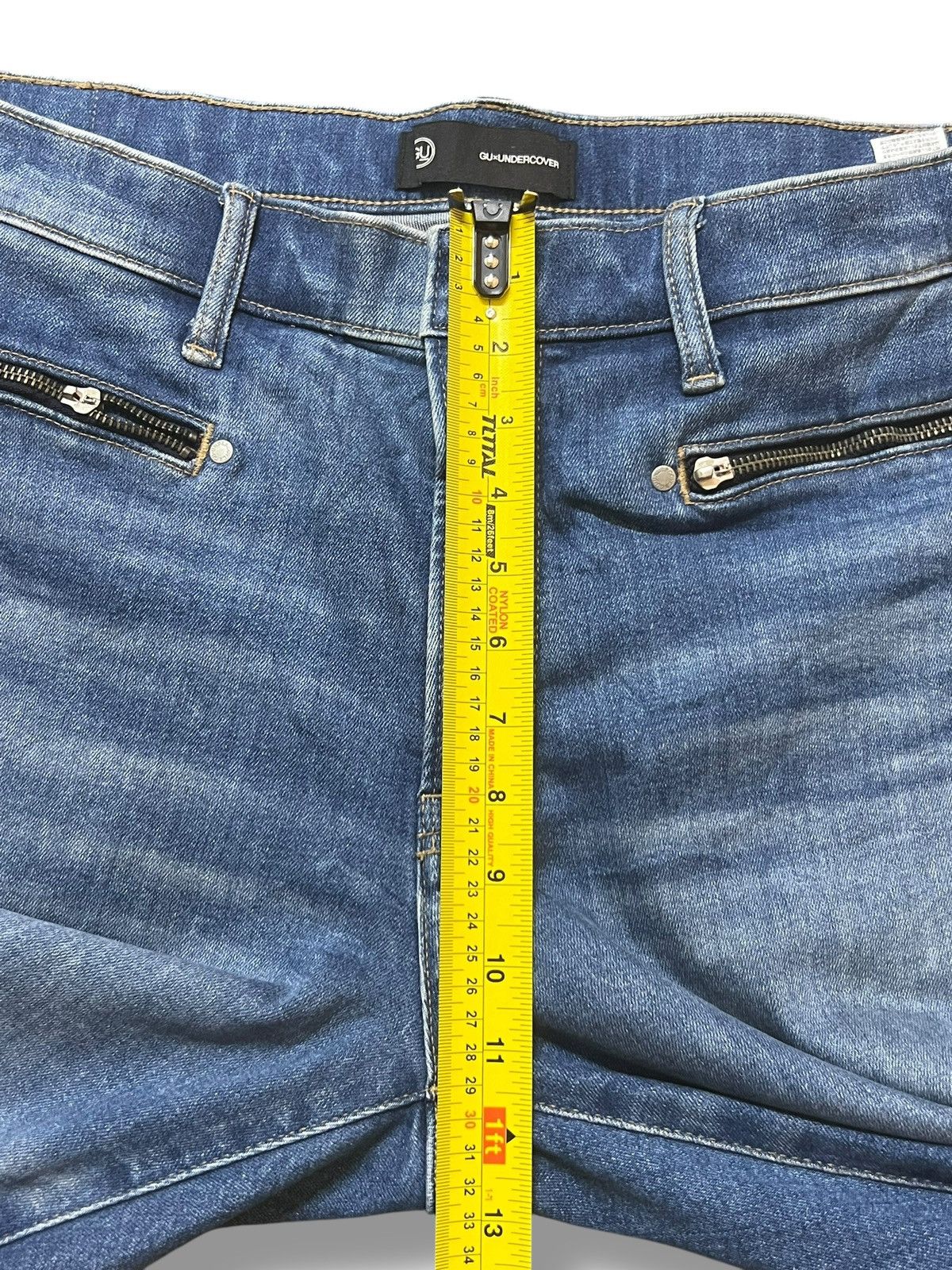 GU × Undercover GU x Undercover Kosmik Noise Jeans - Straight Stretch Jeans Size US 36 / EU 52 - 15 Thumbnail