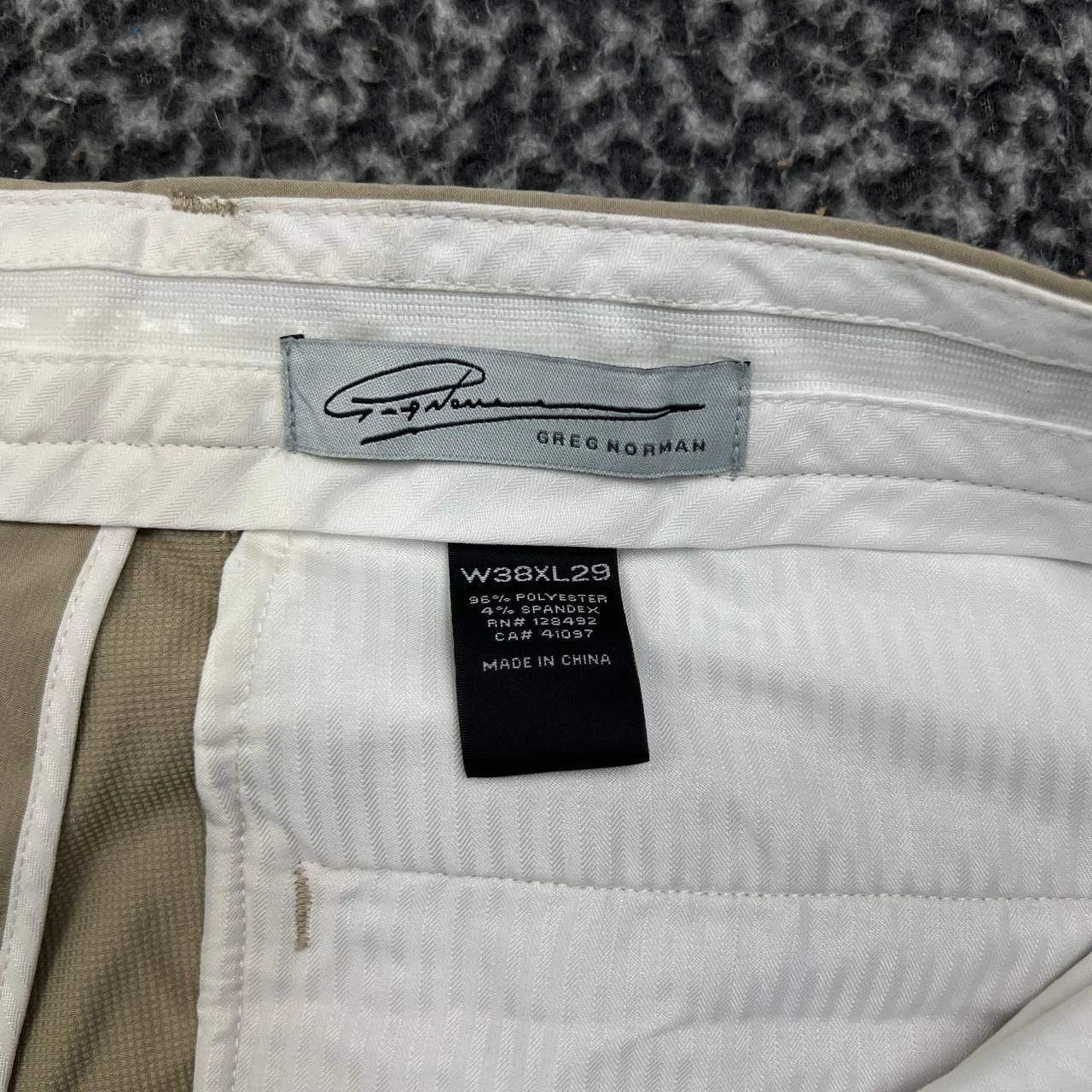 Greg Norman Greg Norman Golf Pants 38x29 Chino Flat Front Straight Fit Size US 38 / EU 54 - 4 Thumbnail