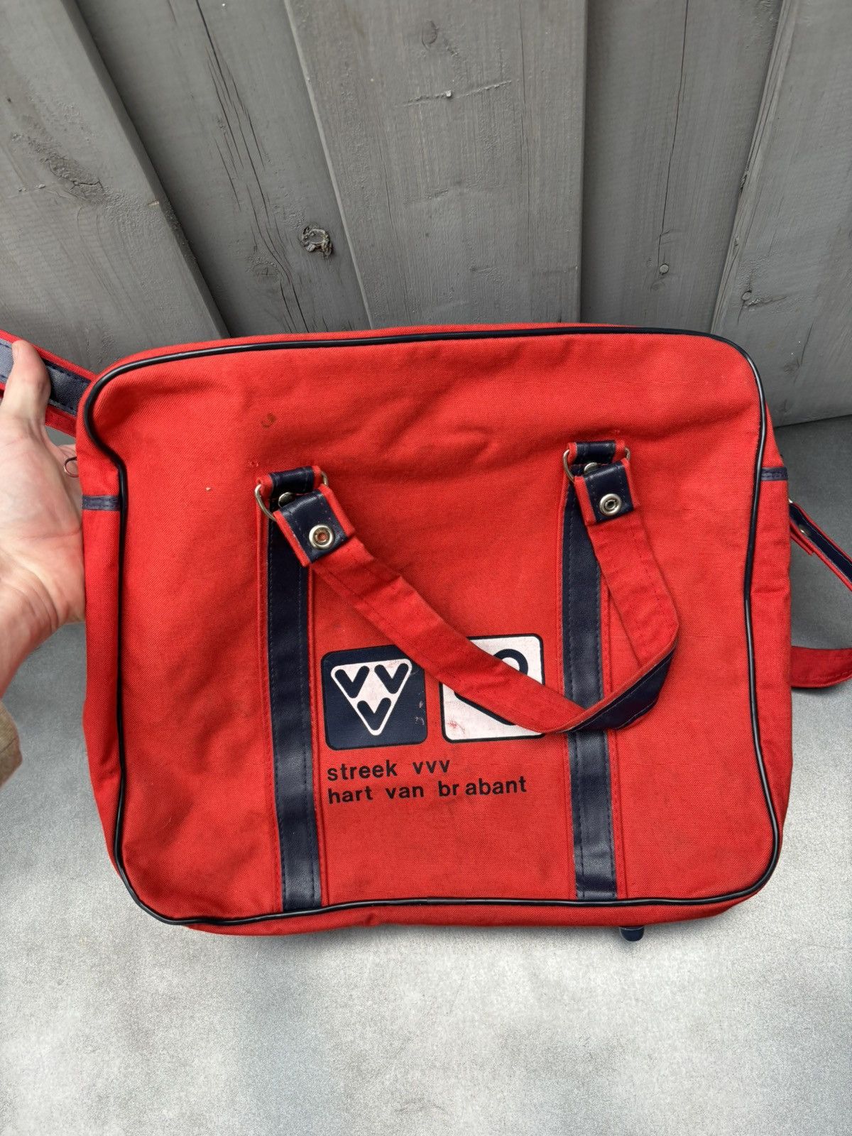 Vintage 1970s Vintage Messenger Bag Tilburg Netherlands Tourism VVV Size ONE SIZE - 11 Thumbnail