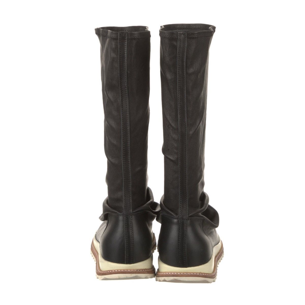 Rick Owens Rick Owens - Dirt Grafton leather sock boots SS18 Size US 12 / EU 45 - 4 Thumbnail