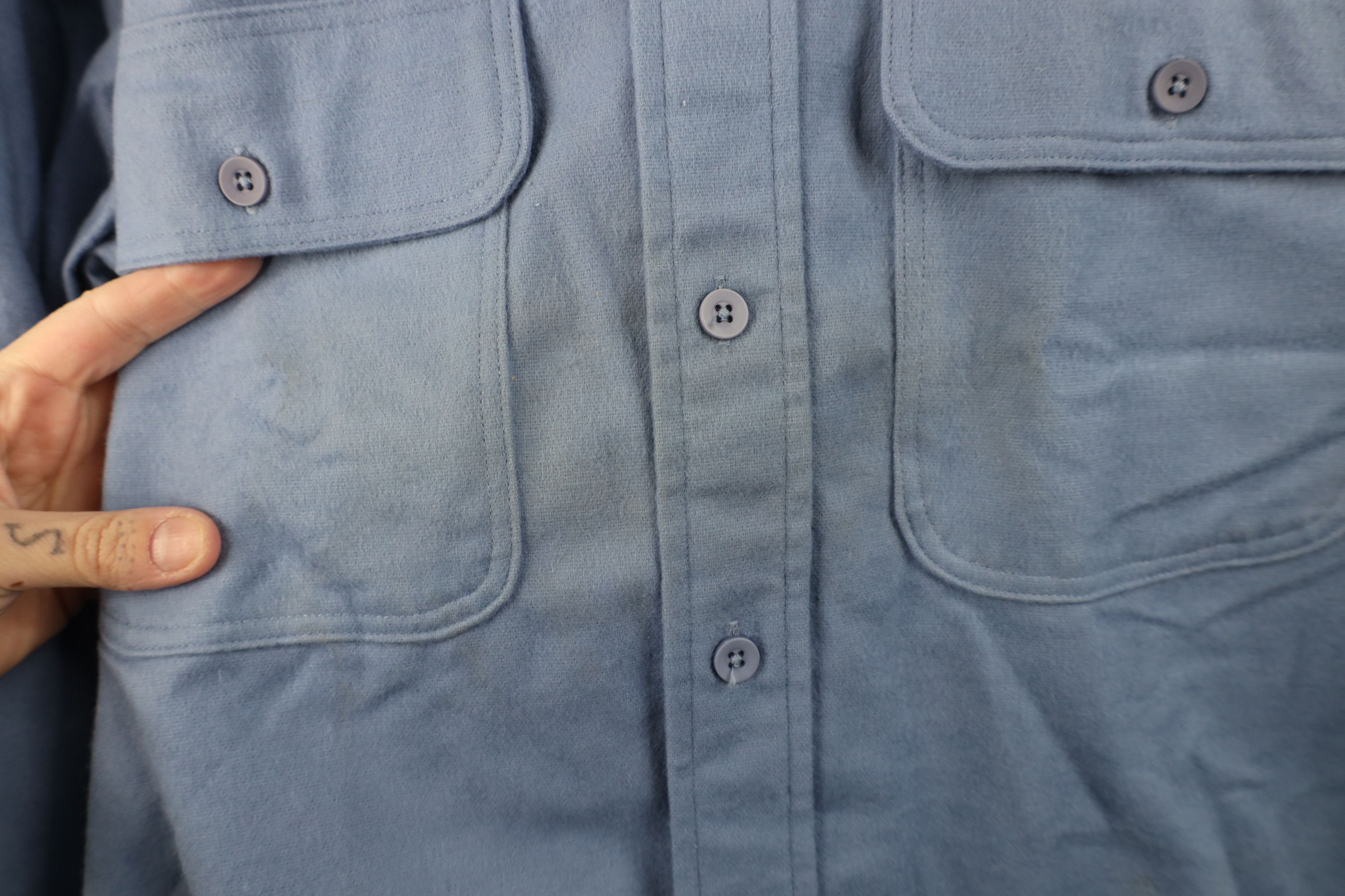 Carhartt Deadstock Vintage 80s Carhartt Chamois Cloth Button Shirt Size US M / EU 48-50 / 2 - 5 Thumbnail