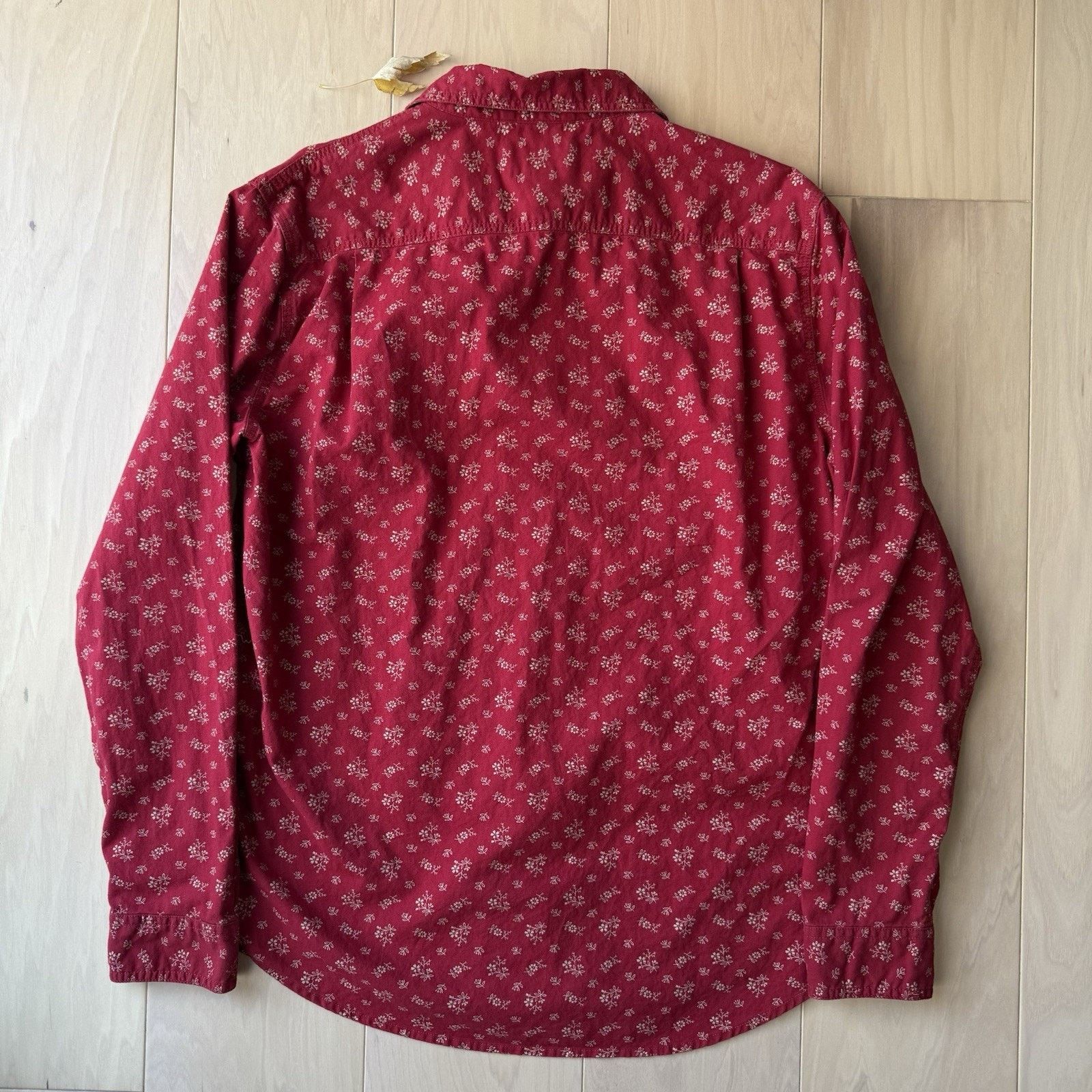 Polo Ralph Lauren Vintage Denim Supply Ralph Lauren Shirt L Red Floral Size US L / EU 52-54 / 3 - 8 Thumbnail