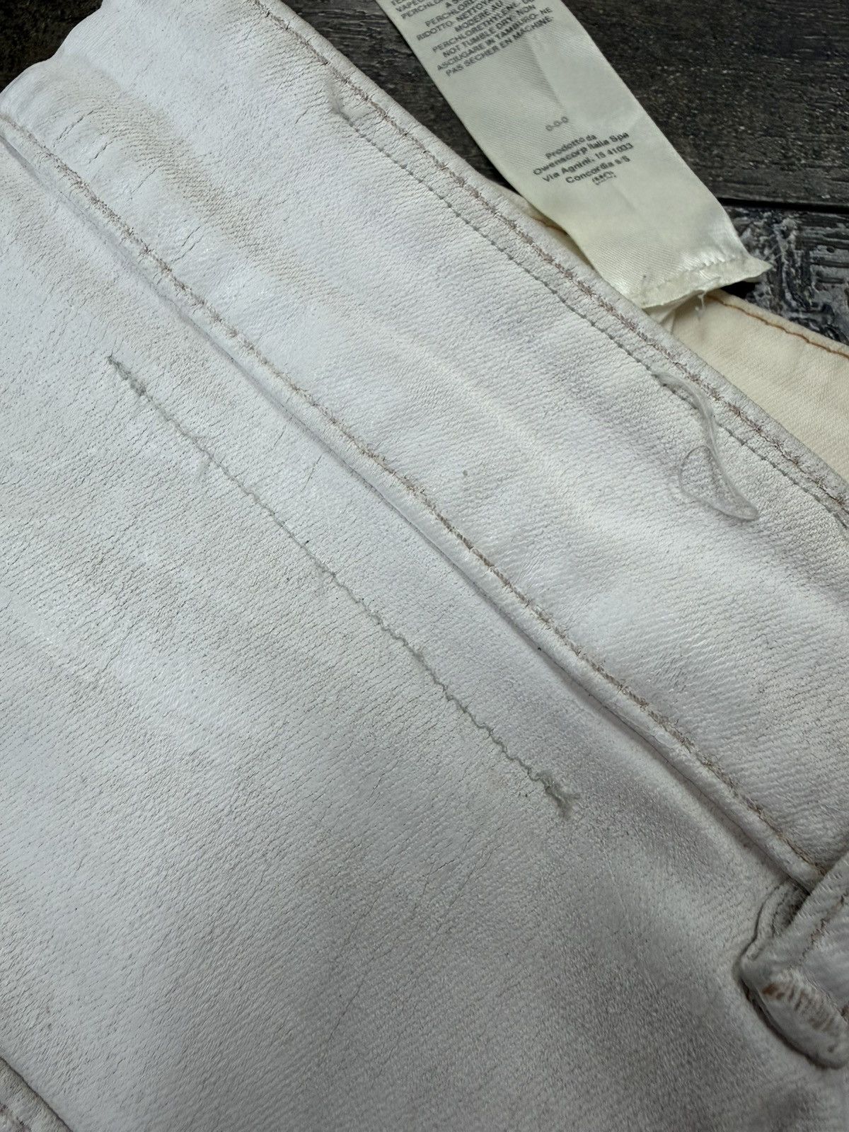 Rick Owens Swampgod LUISAVIAROMA Exclusive 1 of 1 Wax Flare Denim Size US 32 / EU 48 - 12 Thumbnail