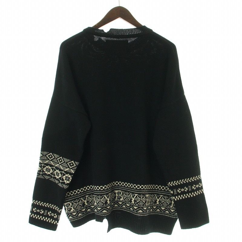 Yohji Yamamoto YOHJI YAMAMOTO BLACK AND BLACK Knit Size US M / EU 48-50 / 2 - 2 Thumbnail