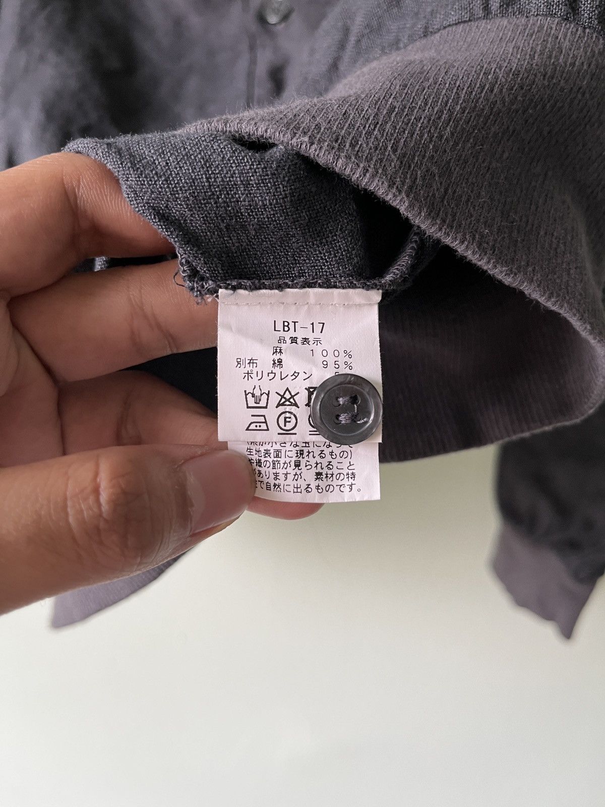 Japanese Brand Laiterie Linen Button up Size M / US 6-8 / IT 42-44 - 4 Thumbnail