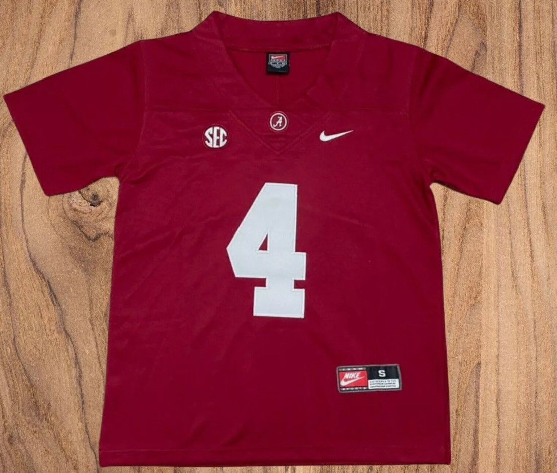 Other Jalen Milroe Jersey Men's Red Stitched Size US XL / EU 56 / 4 - 2 Thumbnail