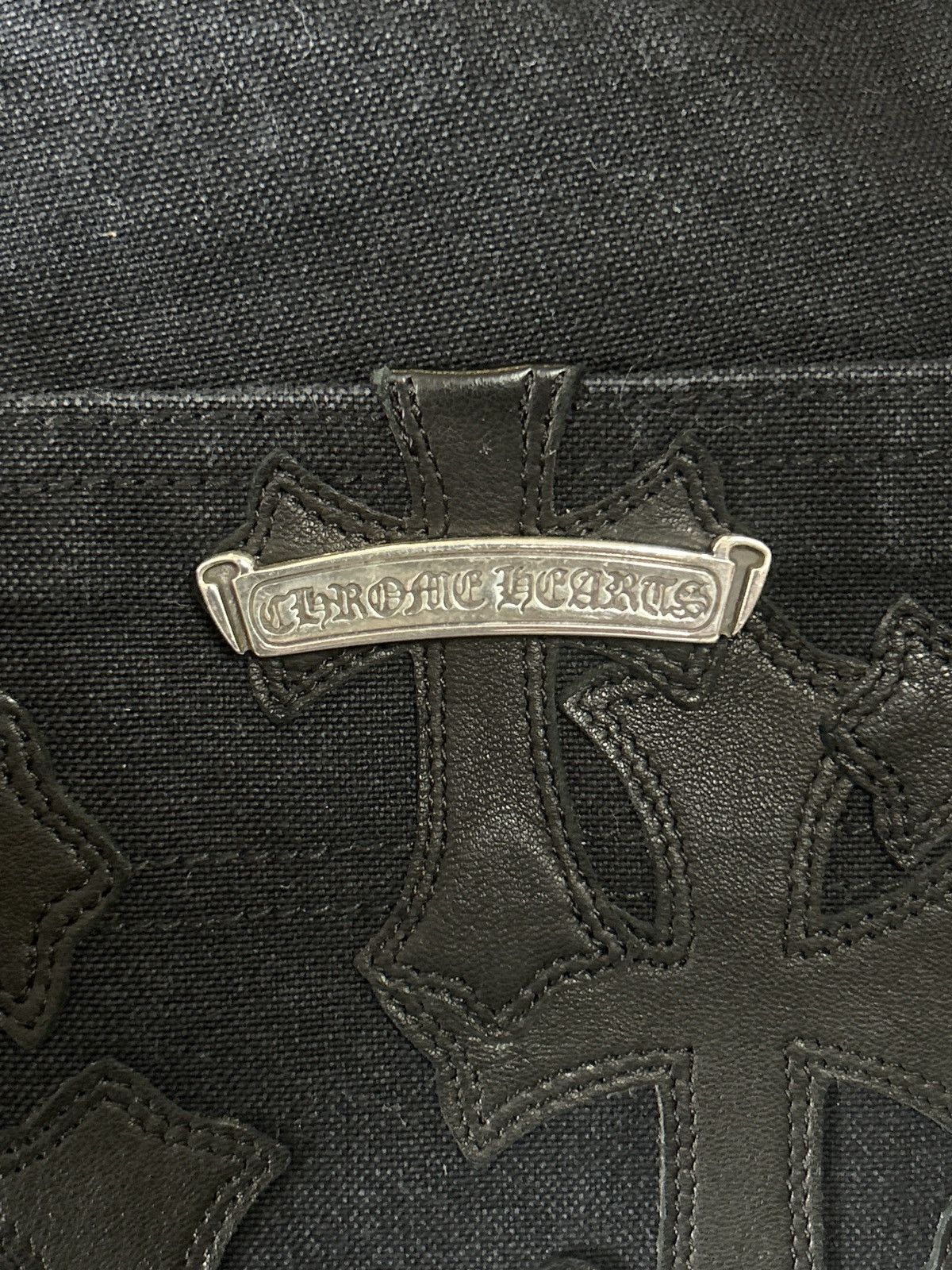 Chrome Hearts Chrome Hearts Double Knee Black Carpenter Shorts(10 Patches) Size US 34 / EU 50 - 12 Thumbnail