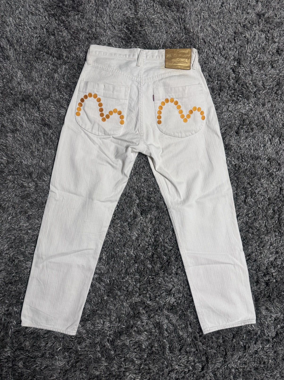 Evisu Vintage Evisu White Denim Jeans Size US 31 - 7 Thumbnail