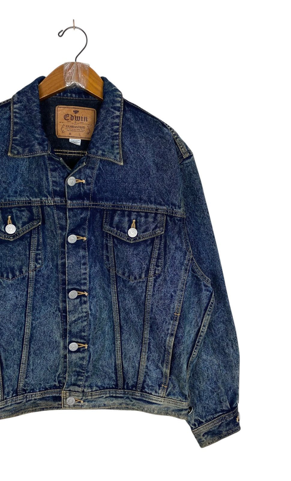 Edwin Rare‼️ Vintage Edwin Trucker Denim Jacket Made in Japan Size US M / EU 48-50 / 2 - 3 Thumbnail
