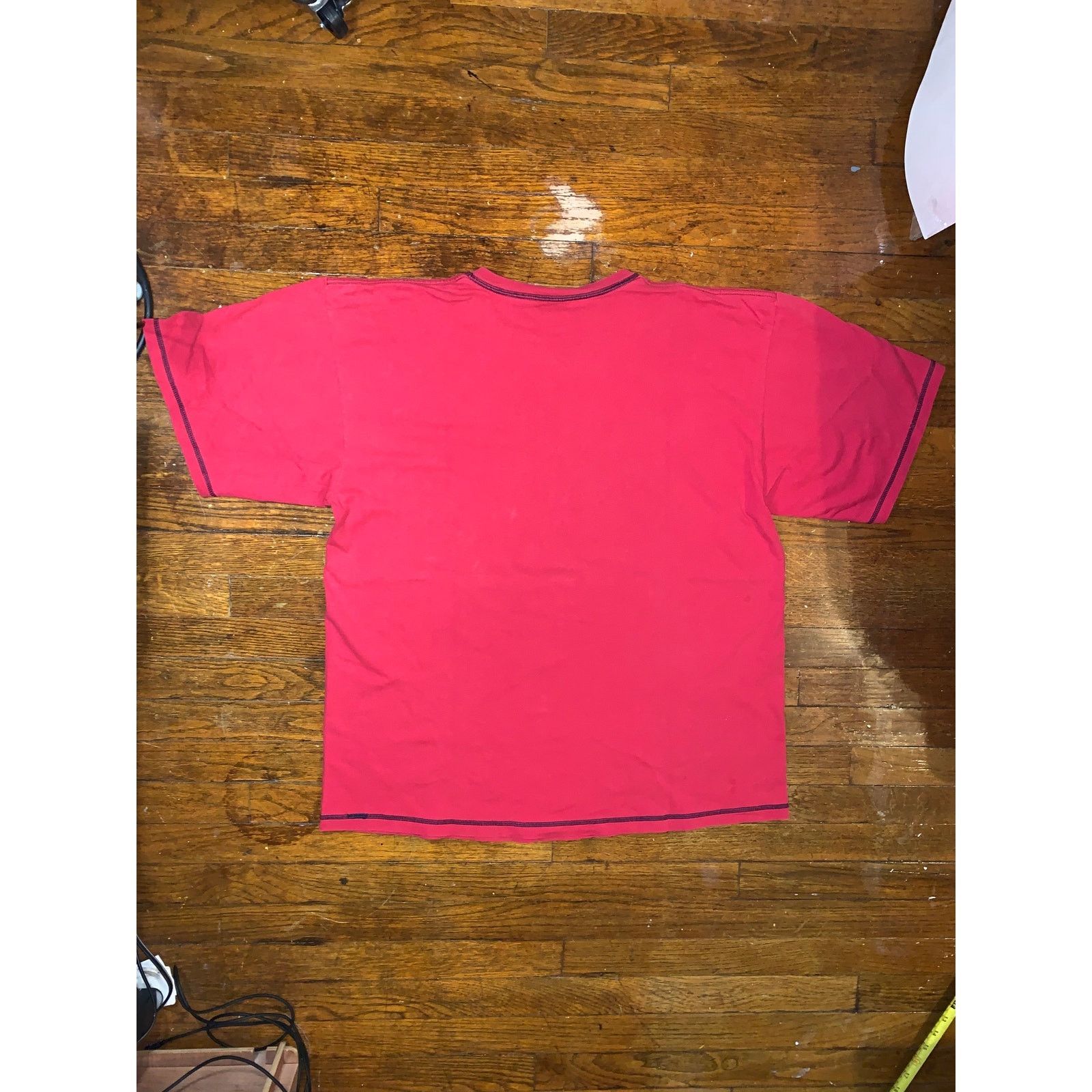 Vintage Y2K Wolf Graphic T Shirt 2XL Red Cartoon Skate Tee Size US XXL / EU 58 / 5 - 8 Thumbnail
