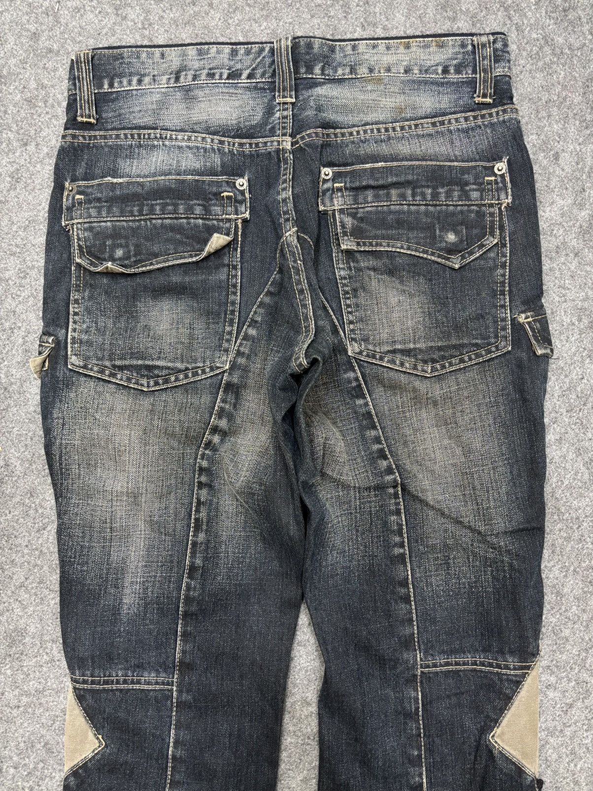 PPFM 💥Crazy Design💥PPFM Very Rare Zipper Biker Jeans F633 Size US 32 / EU 48 - 11 Thumbnail