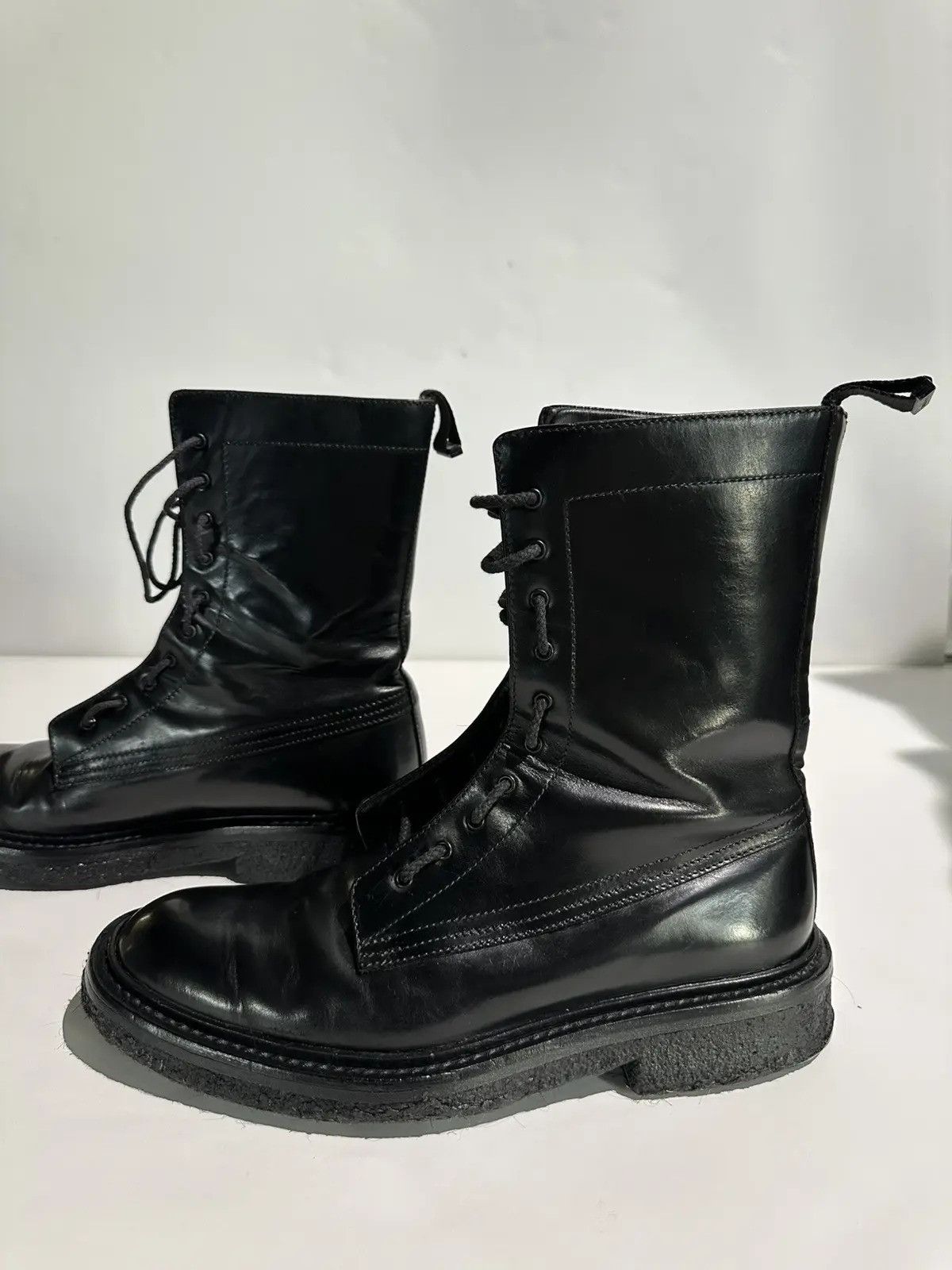 Dior Hedi Slimane Leather Boots Size US 8 / EU 41 - 5 Thumbnail