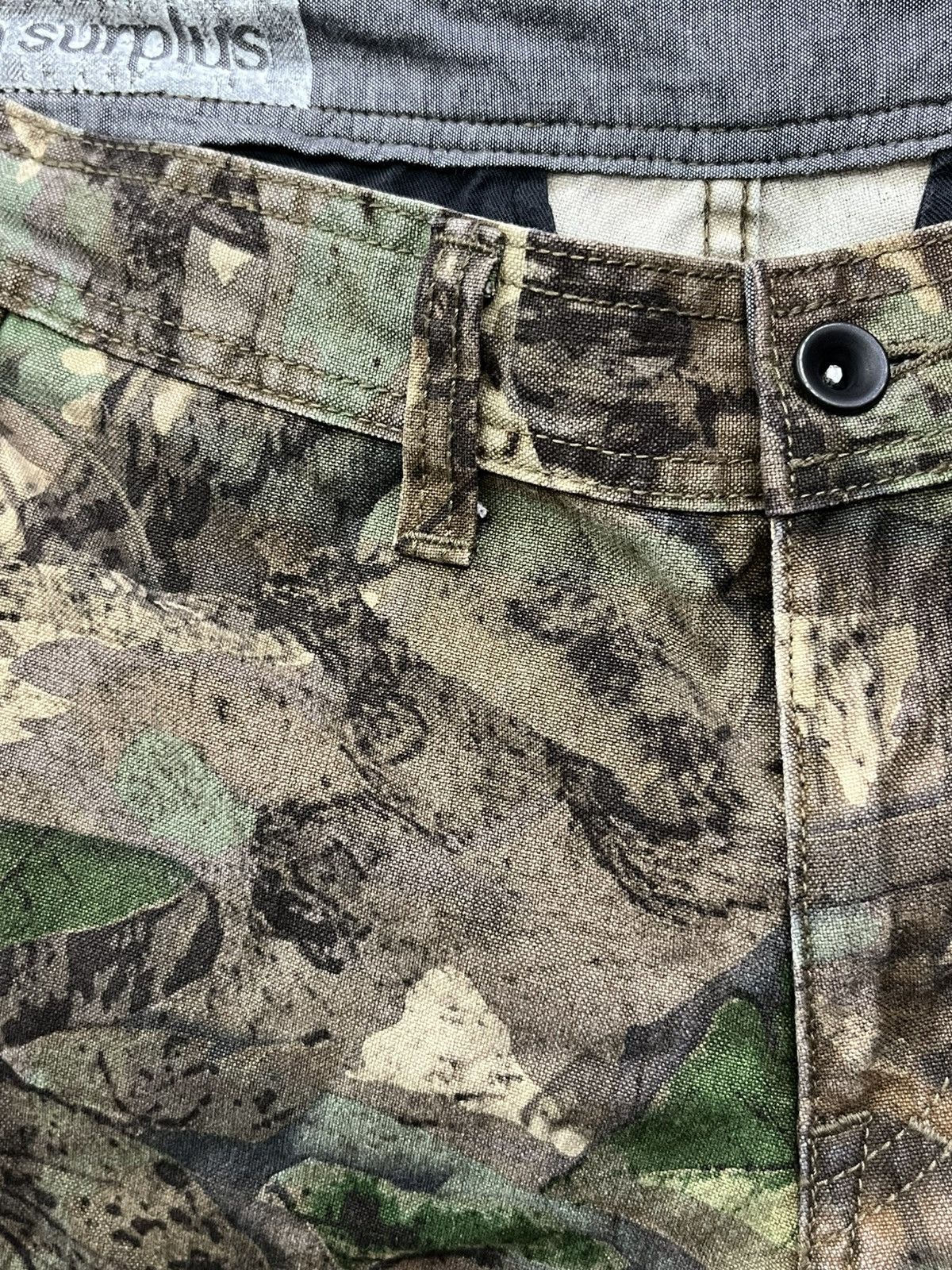 Japan Blue Vintage Blueway Surplus Realtree Camo Cargo Shorts Size US 30 / EU 46 - 5 Thumbnail