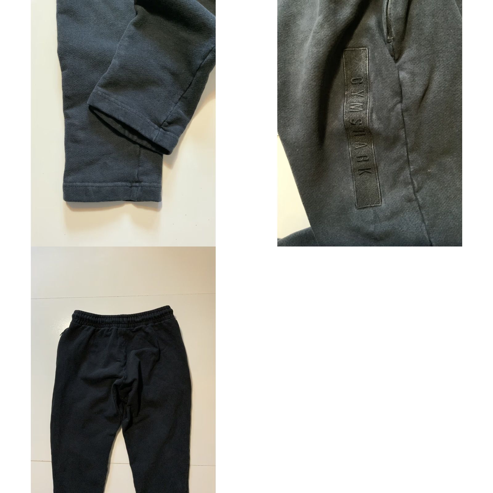 Gymshark Gymshark Sweatpants Black Drawstring Embroidered Logo Sweatpants S Mens Activewear Track Pants Size US 29 - 8 Thumbnail