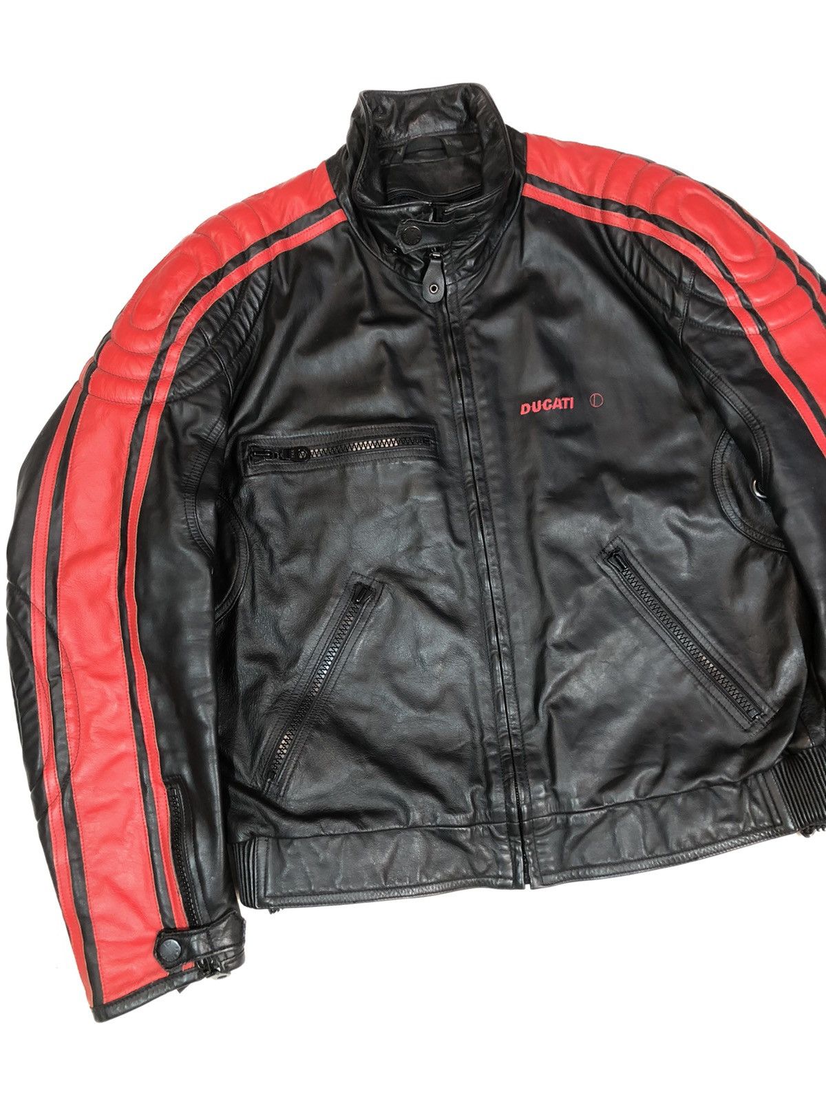 Ducati × Ferrari × Honda Ducati Dainese Motorcycle Moto leather jacket Racing Size US L / EU 52-54 / 3 - 8 Thumbnail