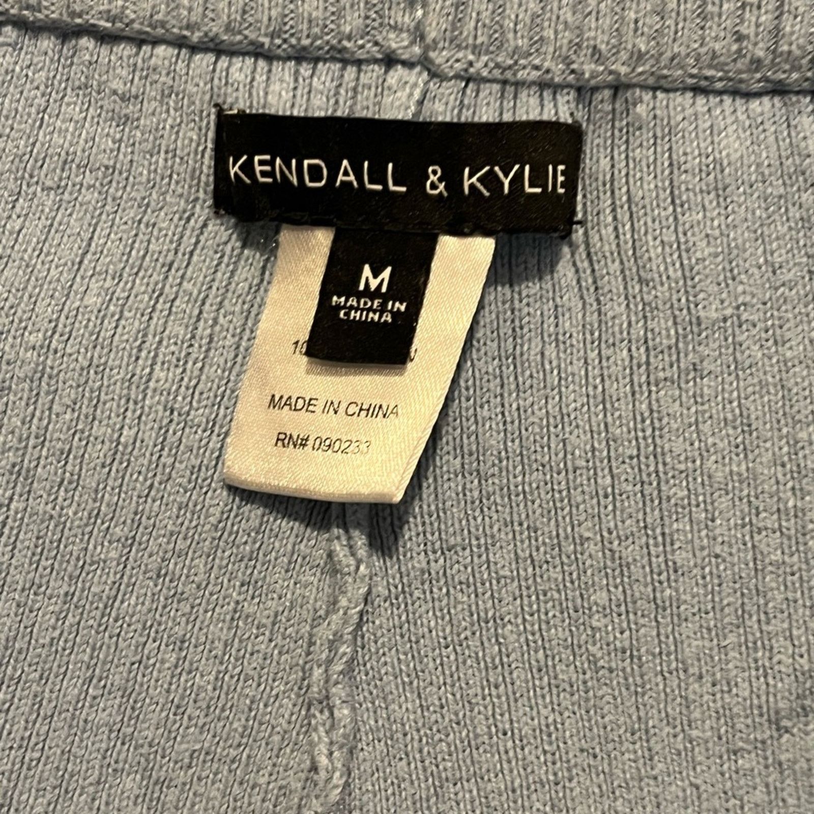 Kendall And Kylie Kendall & Kylie Blue Knit Shorts Size M Comfy Lounge Cozy Size 30" / US 8 / IT 44 - 3 Thumbnail