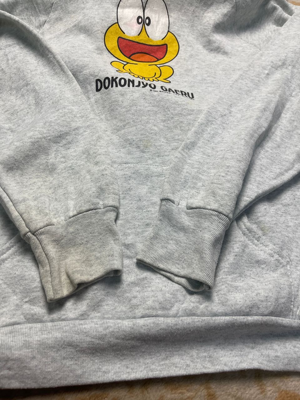 Anime Vintage 92' Dokonjyo Gaeru The Gutsy Frog Hoodie Size US M / EU 48-50 / 2 - 6 Thumbnail