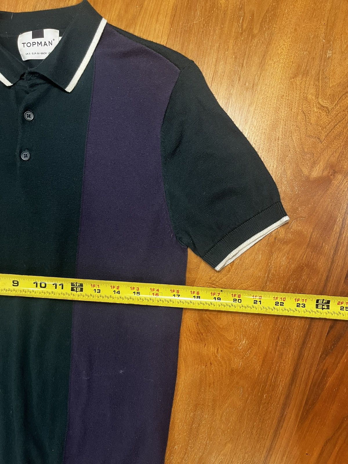 Topman Topman Colorblock Knit Polo Size US S / EU 44-46 / 1 - 3 Thumbnail