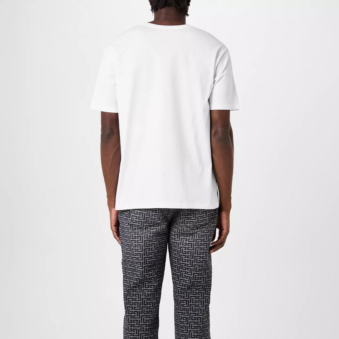 Balmain o1g2r1mq0426 Coin T Shirt in White Size US XL / EU 56 / 4 - 5 Thumbnail