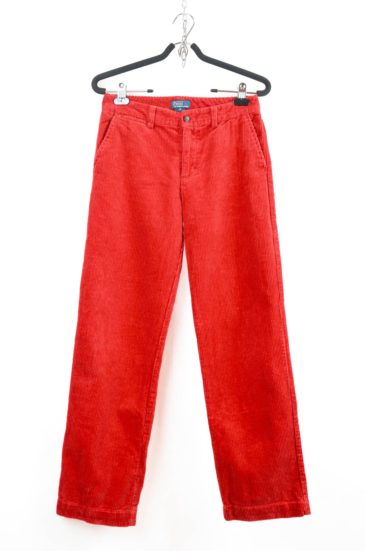Polo Ralph Lauren Polo Ralph Lauren Red Corduroy Pants – Size 14 Size 30" / US 8 / IT 44 - 1 Thumbnail