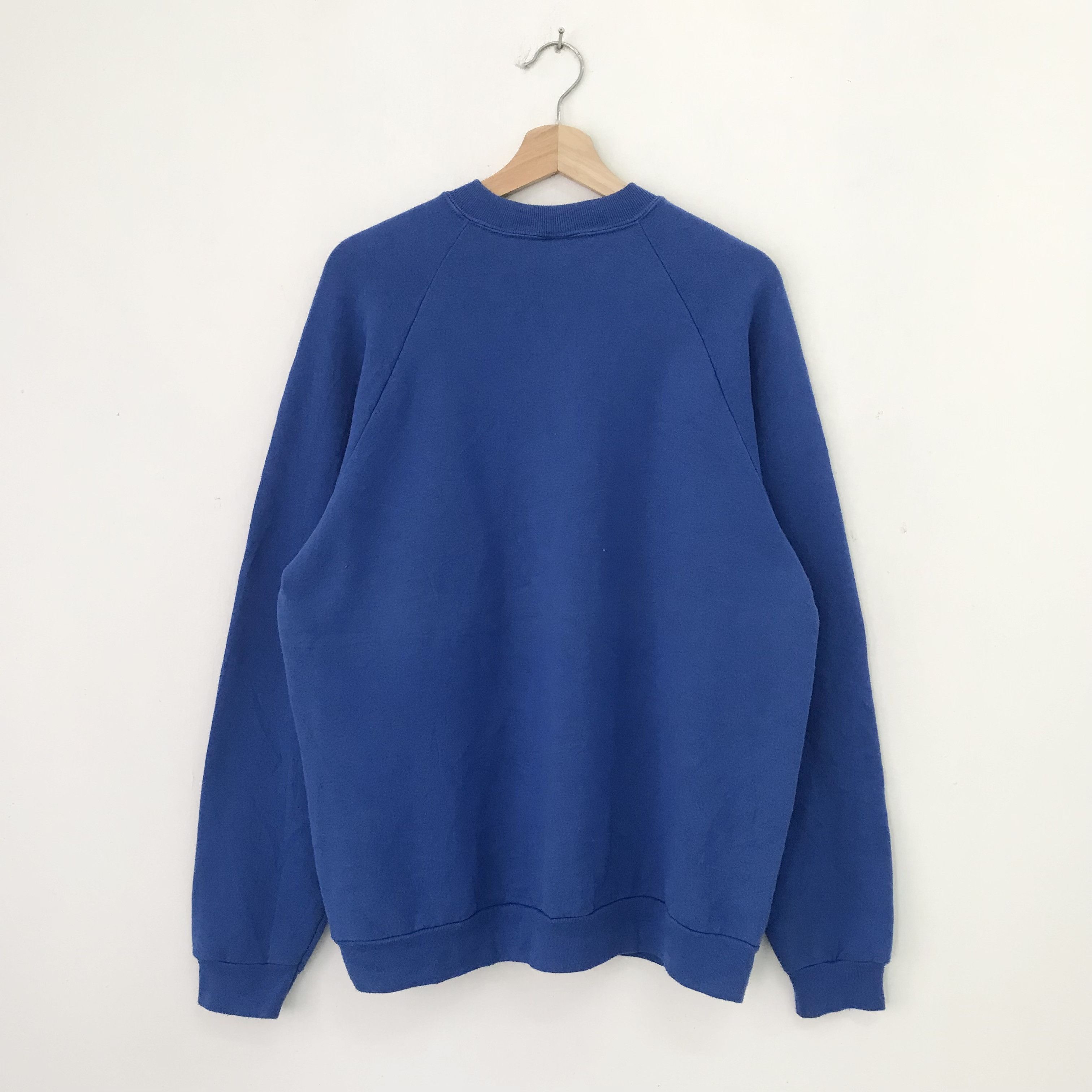 Vintage Vintage 1990s Rainforest Blue Sweatshirt - 510 Size US L / EU 52-54 / 3 - 2 Thumbnail