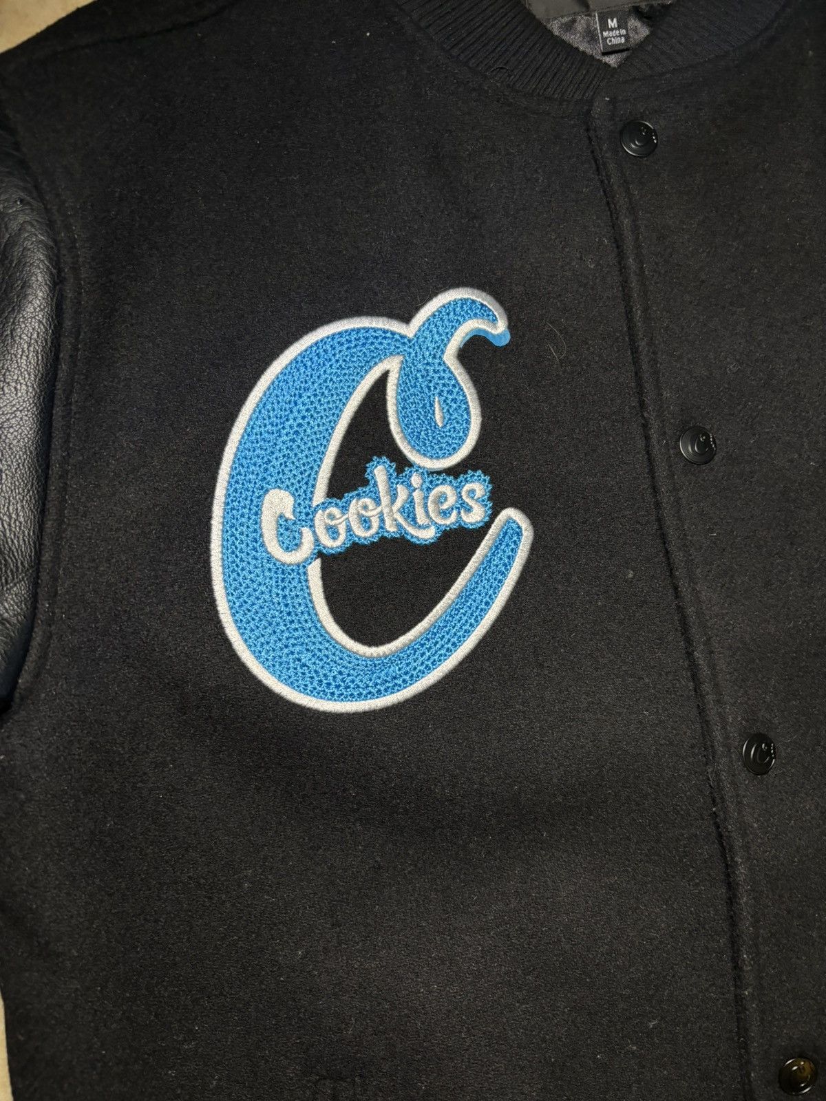 Cookies Black & blue Cookies varsity jacket Size US M / EU 48-50 / 2 - 3 Thumbnail