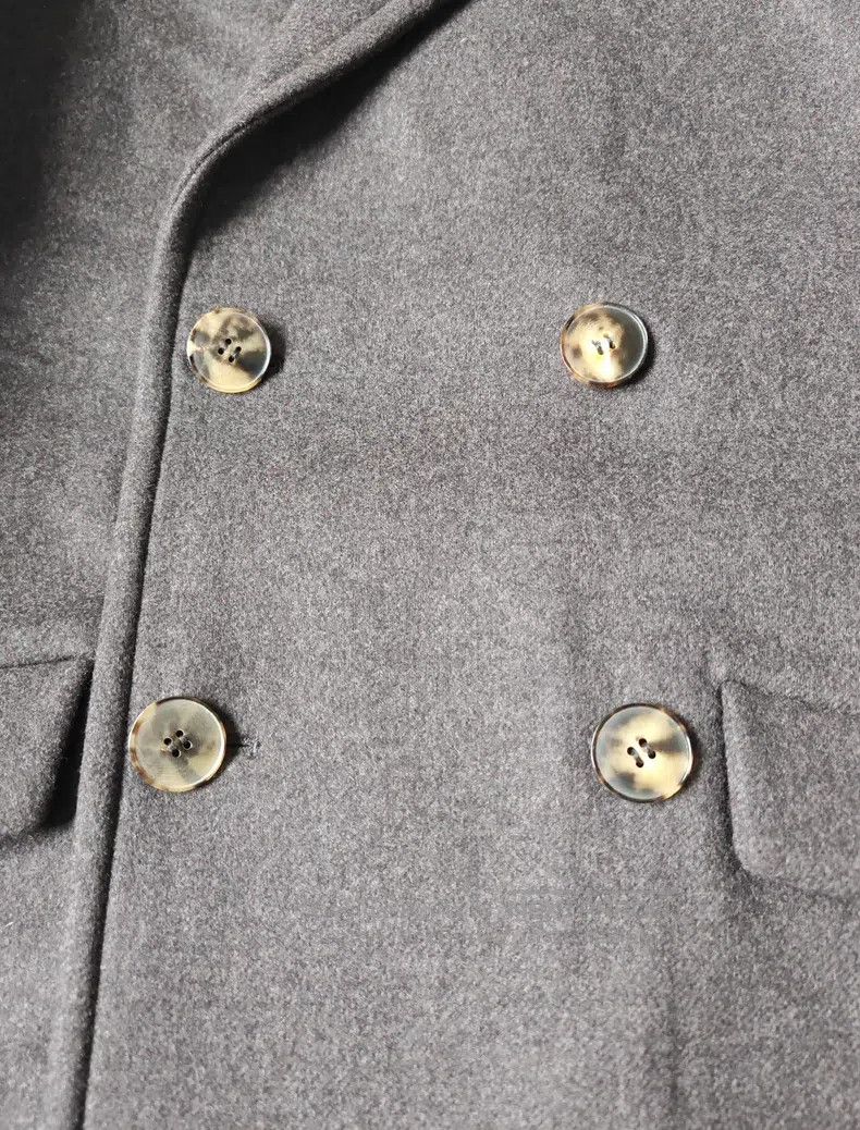 Valentino Valentino Wool double-breasted coat coat Size S / US 4 / IT 40 - 6 Thumbnail