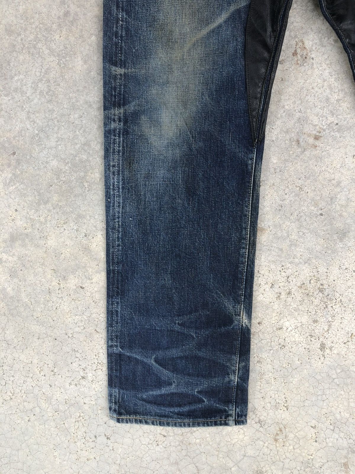 Full Count & Co. Full Count 1340k Selvedge Denim Leather Limited Distressed Size US 32 / EU 48 - 6 Thumbnail