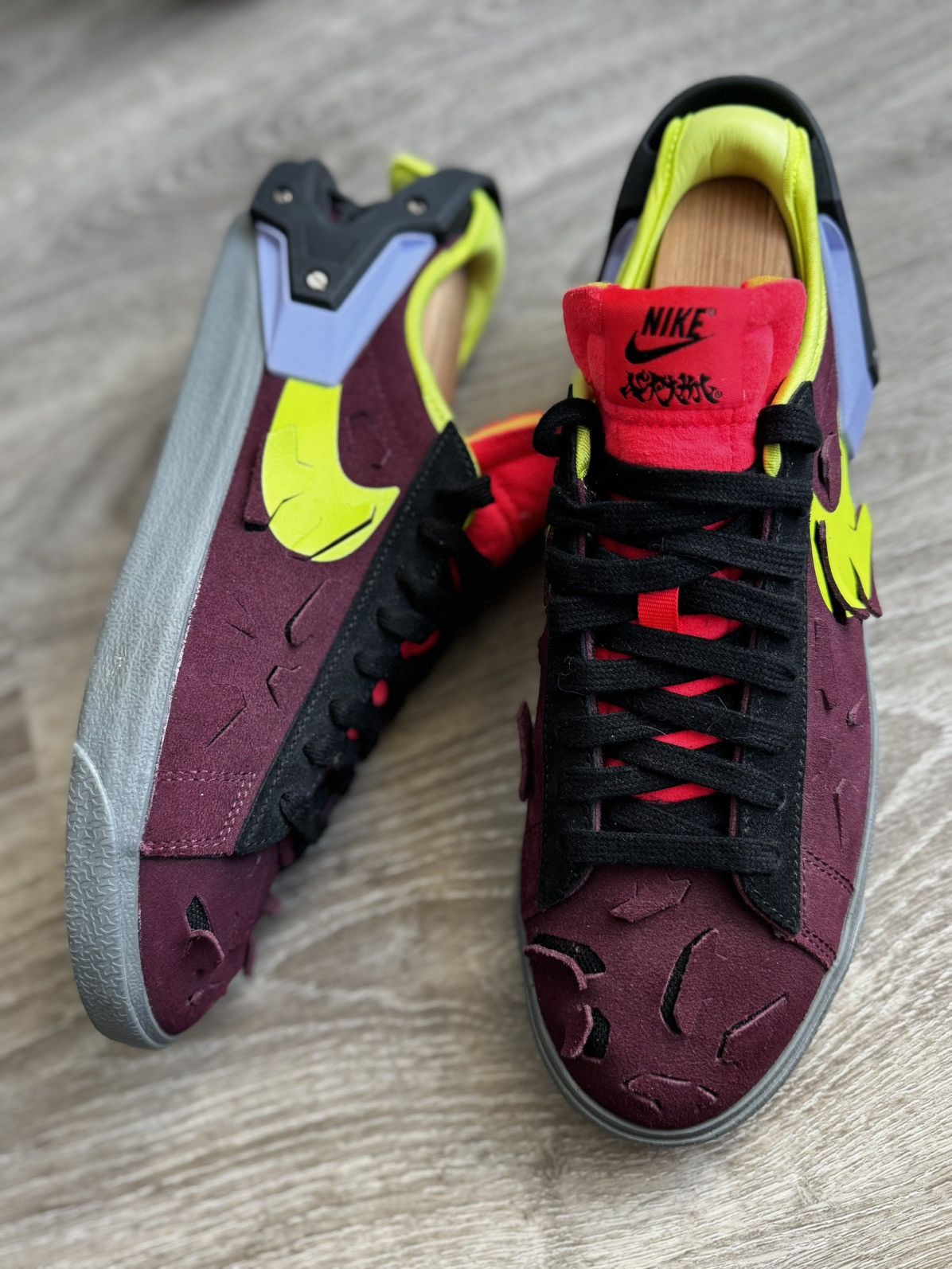 Acronym × Nike ACRONYM x Nike Blazer Low ‘Night Maroon’ Size 7.5 Size US 7.5 / EU 40-41 - 6 Thumbnail