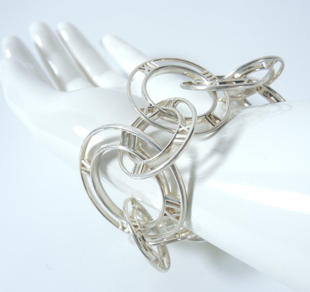 o1smst1ft0424 8.5 Inches Altas Numeral Bracelet in Silver