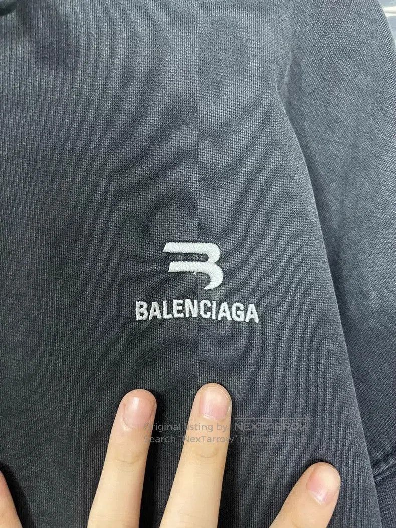 Balenciaga Balenciaga Washed Distressed Hoodie L. Size US L / EU 52-54 / 3 - 3 Thumbnail