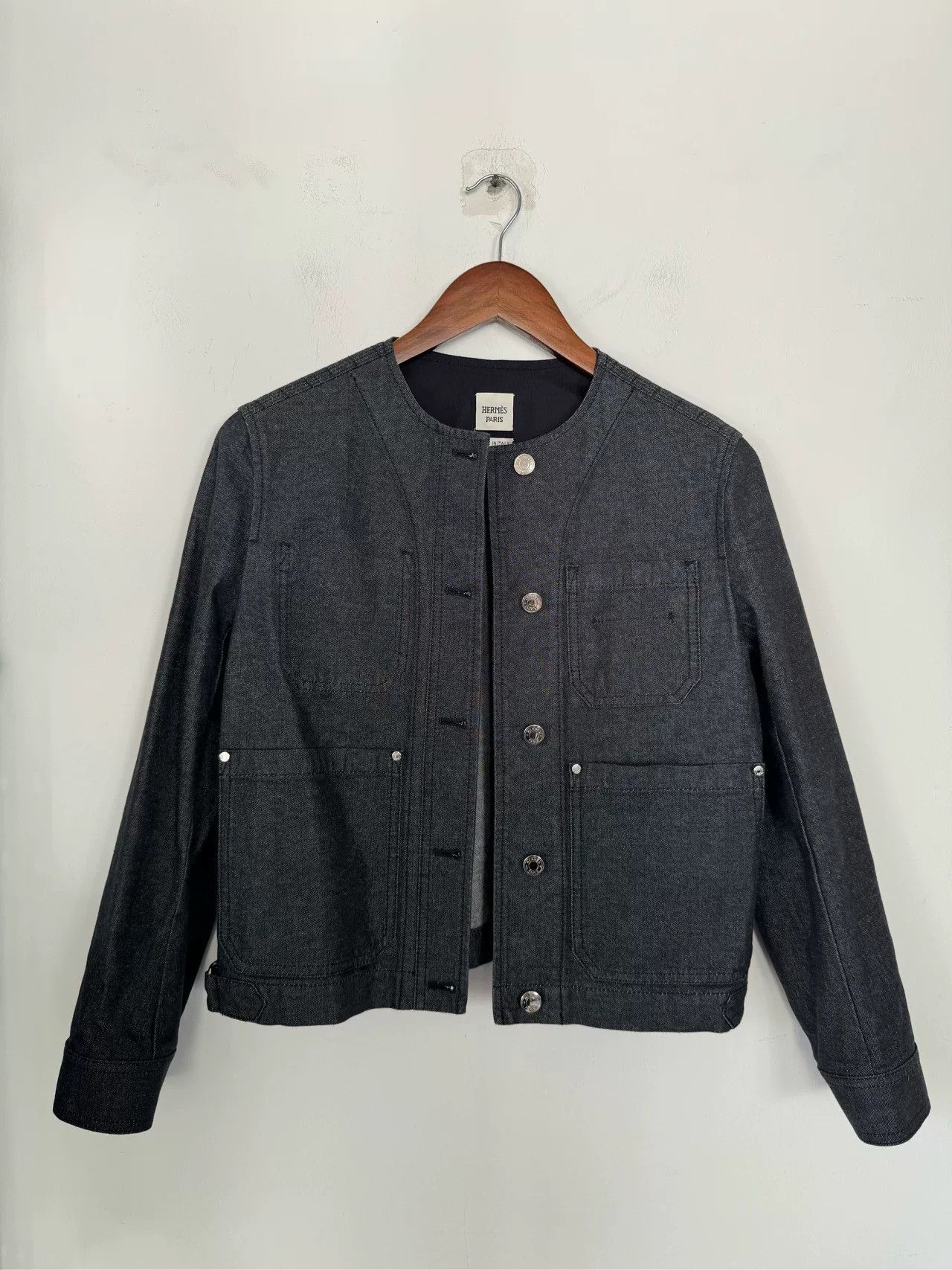 Hermes Hermès Denim Jacket Size 38 Size XS / US 0-2 / IT 36-38 - 1 Thumbnail