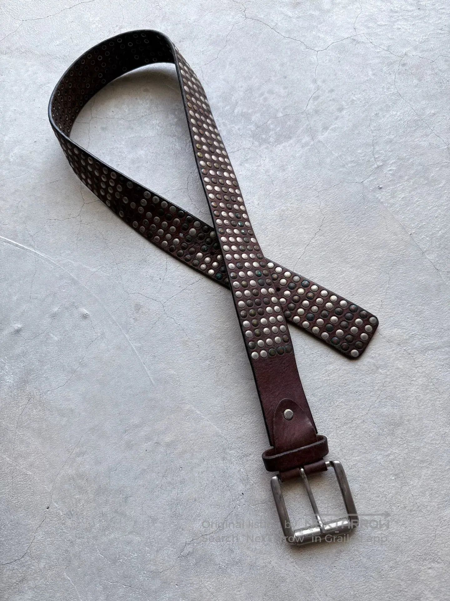 Vintage Vintage 90s Studded Leather Belt. Size ONE SIZE - 3 Thumbnail