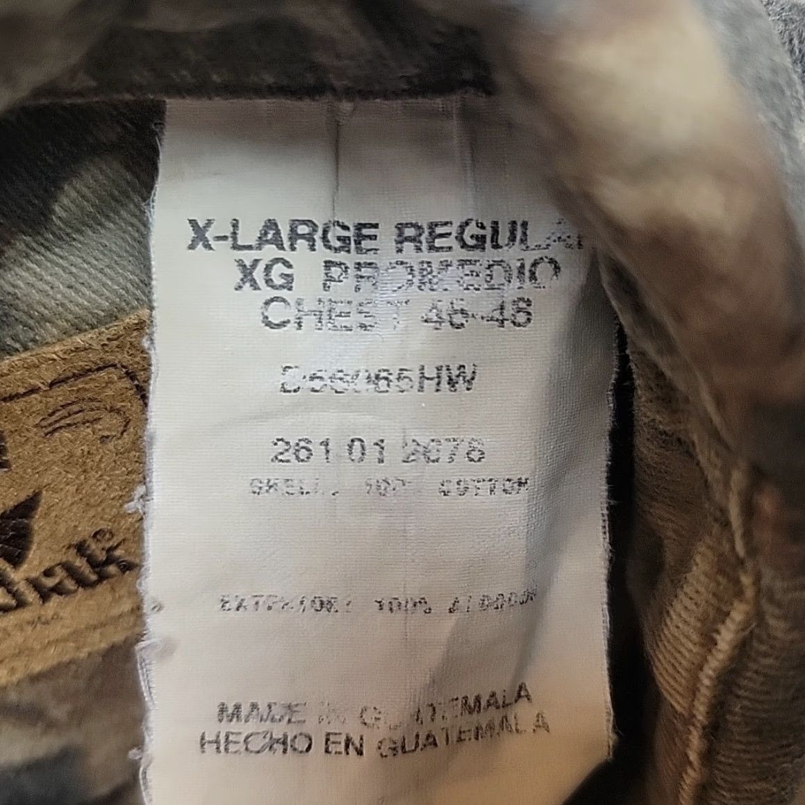 Realtree VINTAGE Duxbak Shirt Mens XL Brown Realtree Hardwoods 20-200 Camo Long Sleeve Shirt Mens XL Brown Realtree Hardwoods 20-200 Camo Long Sleeve Size US XL / EU 56 / 4 - 7 Thumbnail