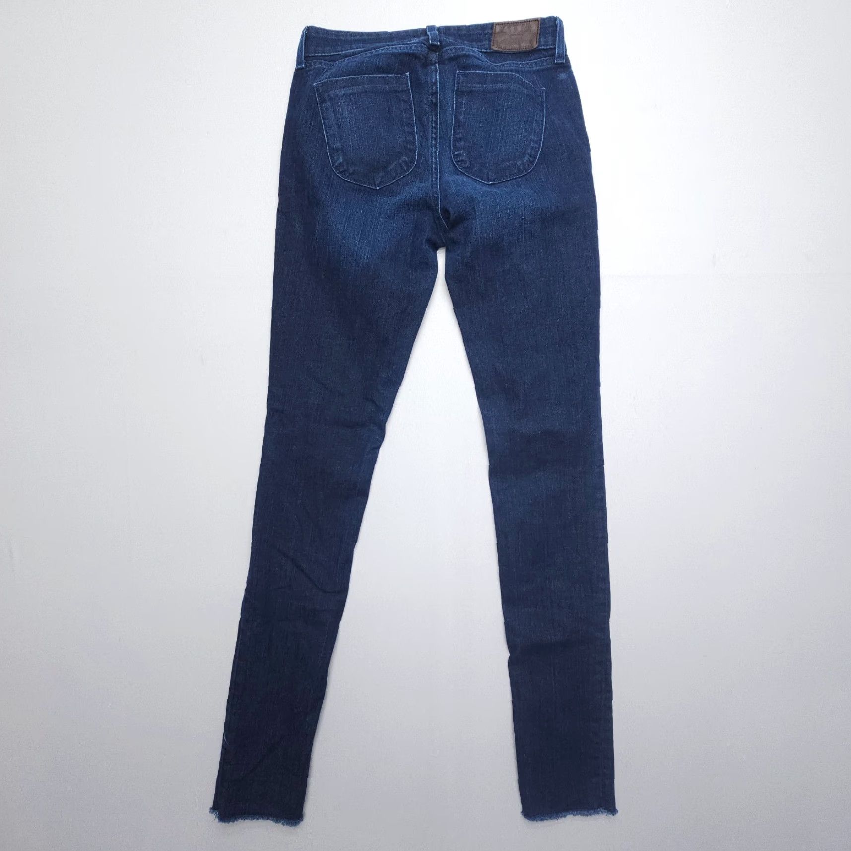 Vintage Smith & Rogue No. 72 Mid Rise Skinny Jeans Women 27 x 32 Dark Wash Western Denim Size 27" / US 4 / IT 40 - 2 Thumbnail