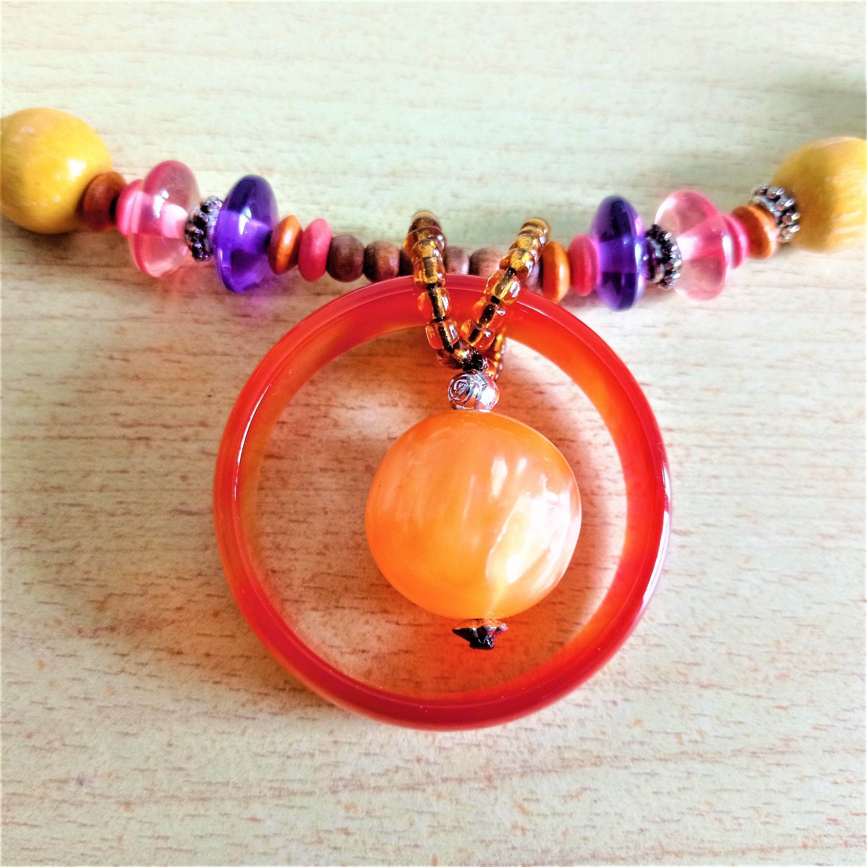 Designer × Vintage Vintage Custom Boho Oversize Ring Avant Garde Necklace Rave Size ONE SIZE - 5 Thumbnail