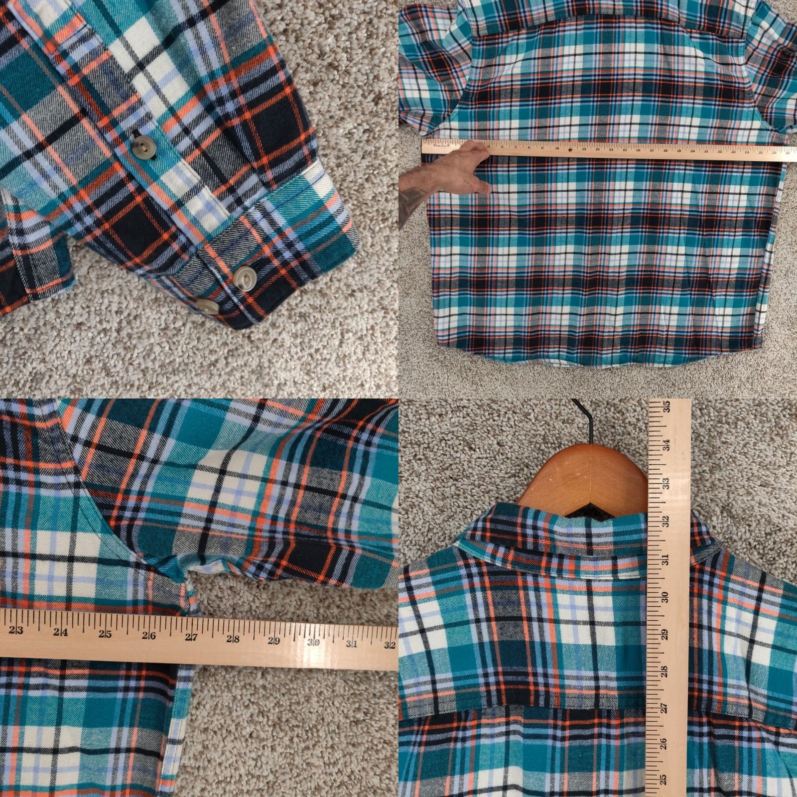 Patagonia Patagonia Shirt Mens 2XL Blue Plaid Lightweight Fjord Flannel Long Sleeve Button-Up Size US XXL / EU 58 / 5 - 9 Thumbnail