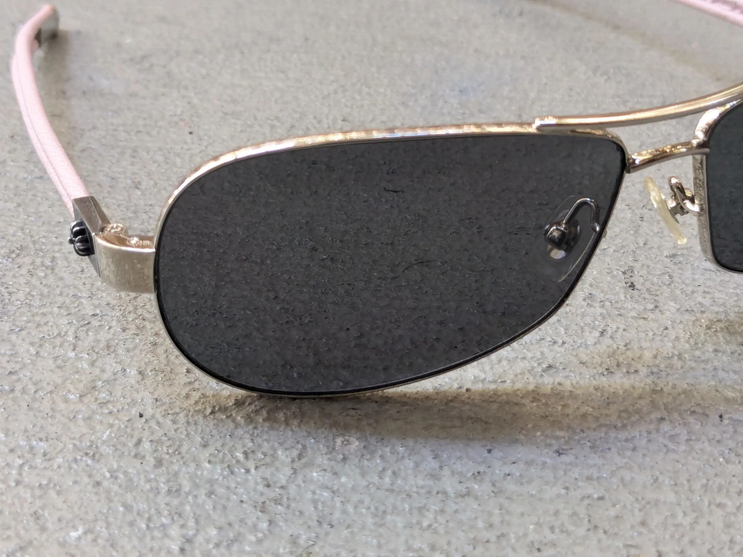 Chrome Hearts Chrome Hearts Sunglasses Red Riot Pink Silver Cross Size ONE SIZE - 8 Thumbnail