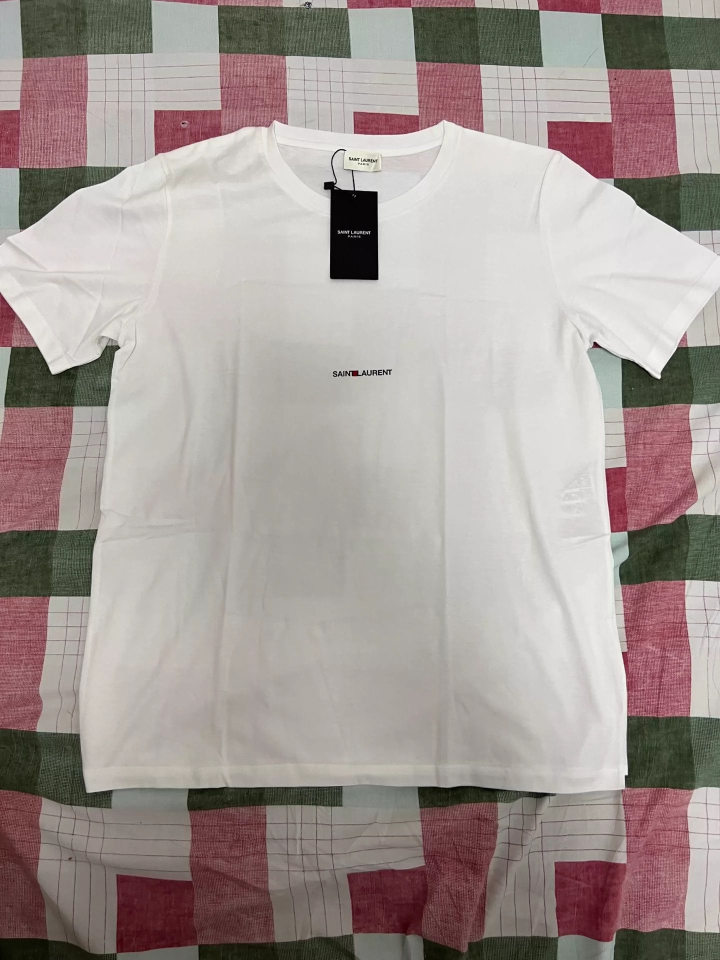Saint Laurent Paris Saint Laurent Paris Basic logo short sleeved shirt Size US M / EU 48-50 / 2 - 1 Thumbnail
