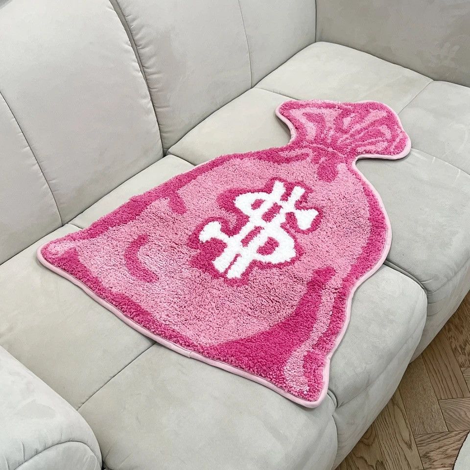 Other Handmade Wallet Shape Money Tufted Rug Carpet Bedroom Size ONE SIZE - 4 Thumbnail