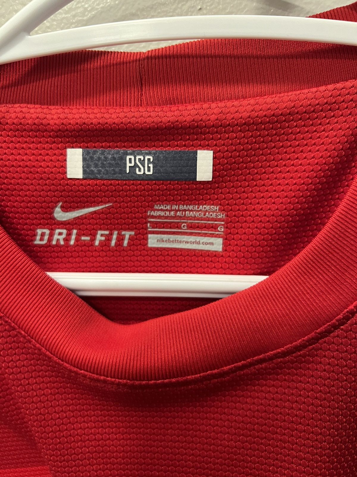 Nike × Vintage NIKE PARIS SAINT-GERMAIN 2012 2013 AWAY SHIRT Size US L / EU 52-54 / 3 - 3 Thumbnail