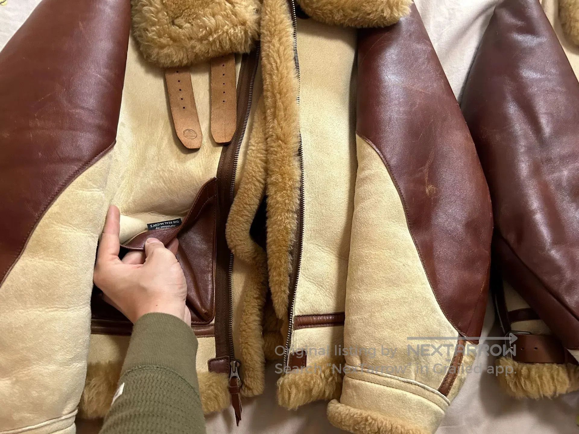 The Real McCoy's vintage real mccoy's shearling bomber jacket. Size US M / EU 48-50 / 2 - 2 Thumbnail